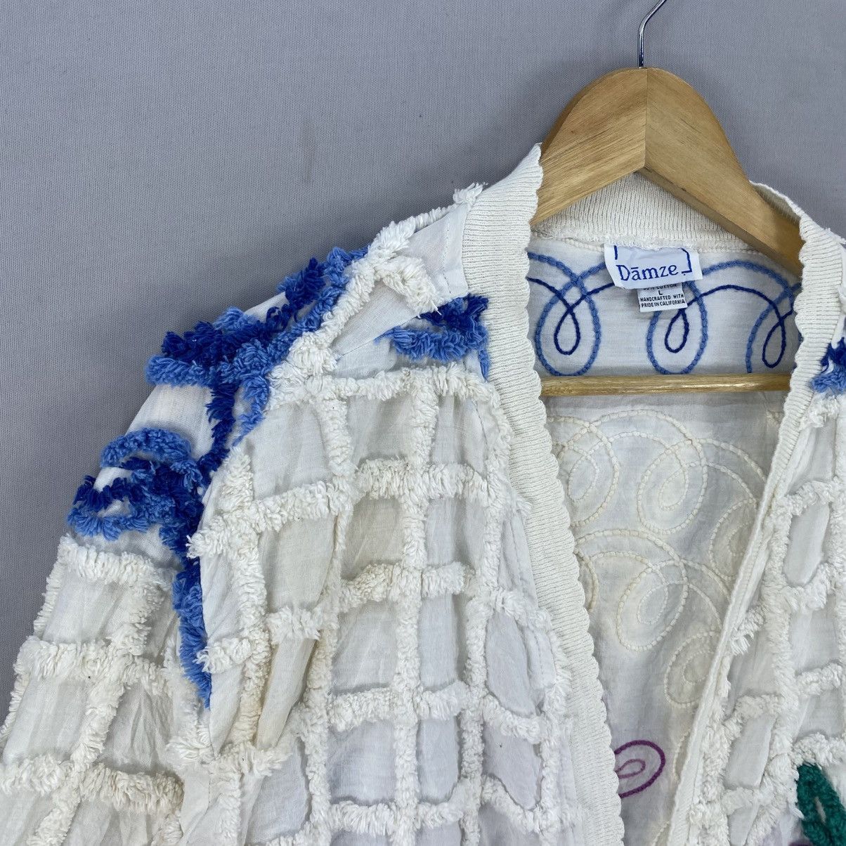 Other Vintage 90’s Handcrafted Emboridered Cardigan By Damze Size M / US 6-8 / IT 42-44 - 2 Thumbnail
