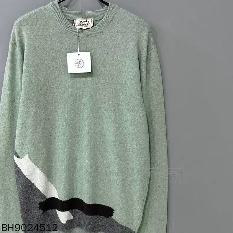 Hermes Hermes Jacquard Cashmere Knit Sweater Size S / US 4 / IT 40 - 2 Thumbnail