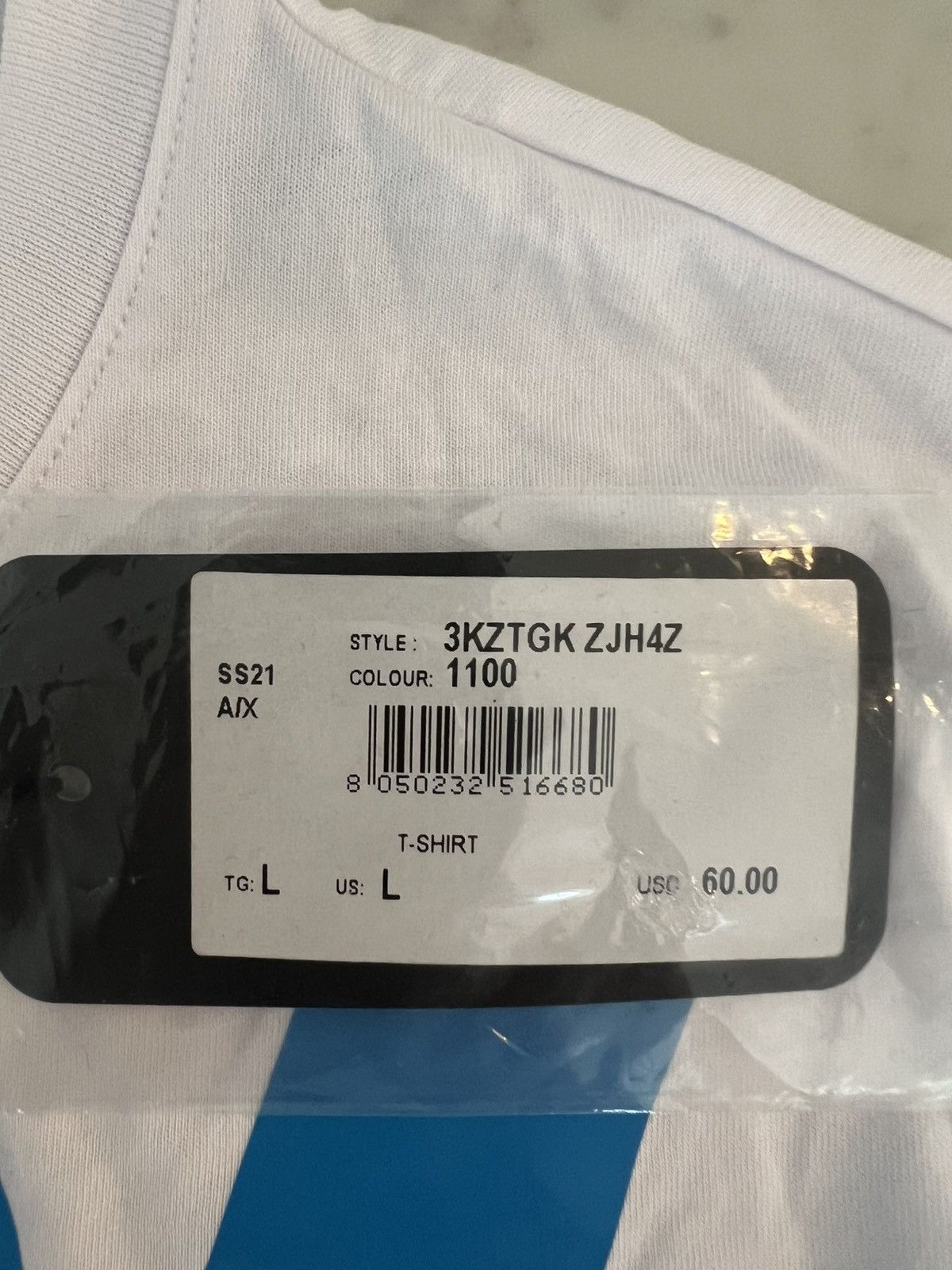 Armani Exchange New Armani Exchange Shirt Short Sleeve White Large Size US L / EU 52-54 / 3 - 6 Thumbnail