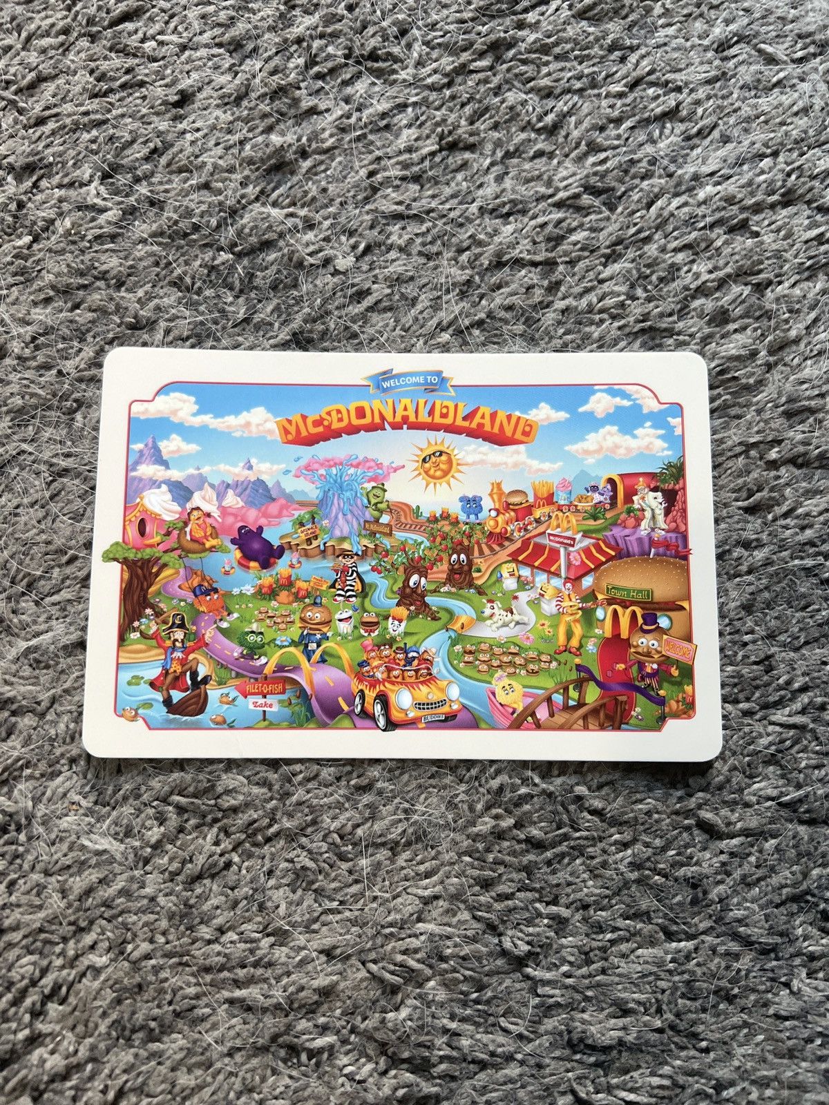 Hypebeast 2025 McDonald’s Welcome To McDonaldland Post Card Size ONE SIZE - 1 Thumbnail