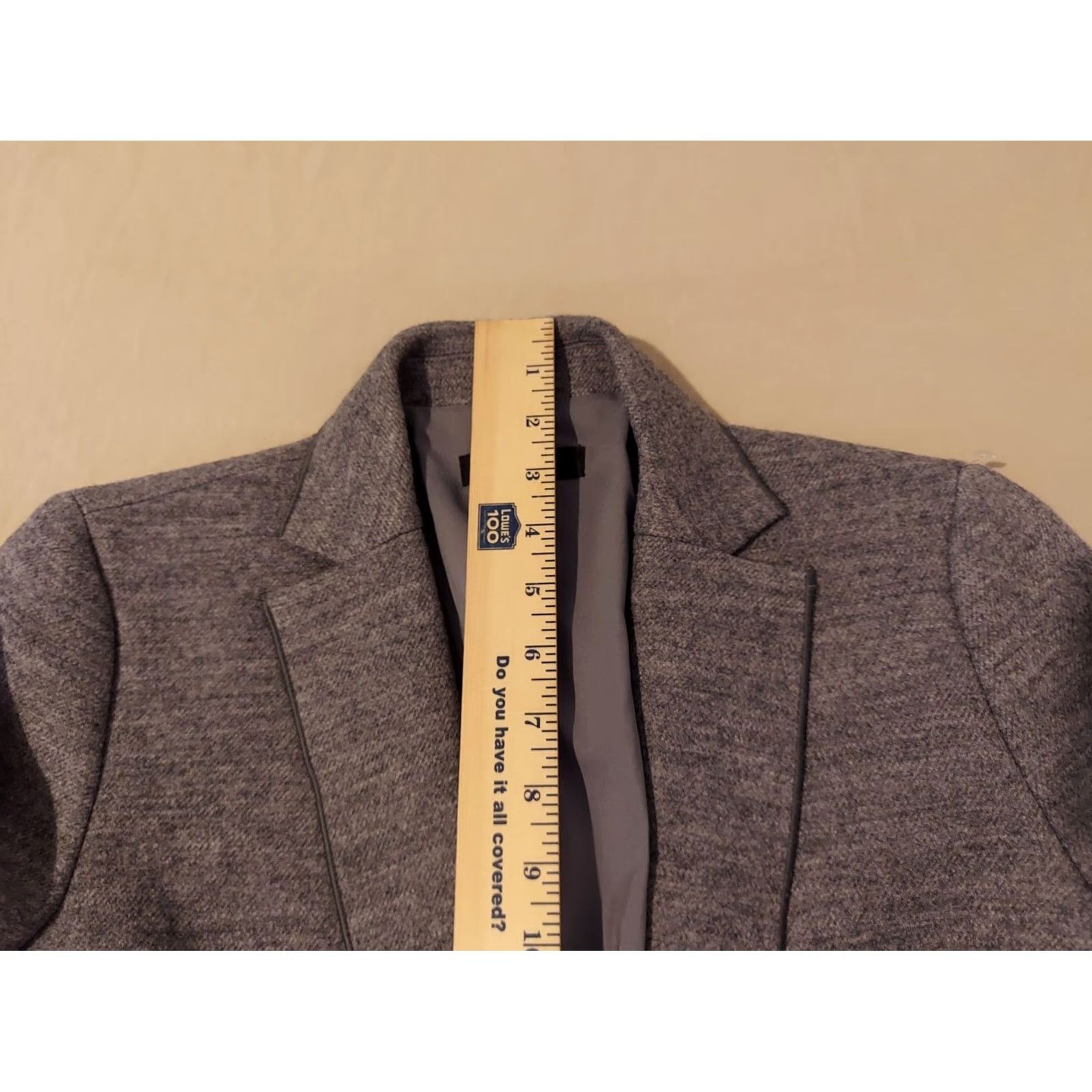 Ann Taylor Womens Ann Taylor Blazer Wool Jacket 4 Gray Blue Size S / US 4 / IT 40 - 6 Thumbnail