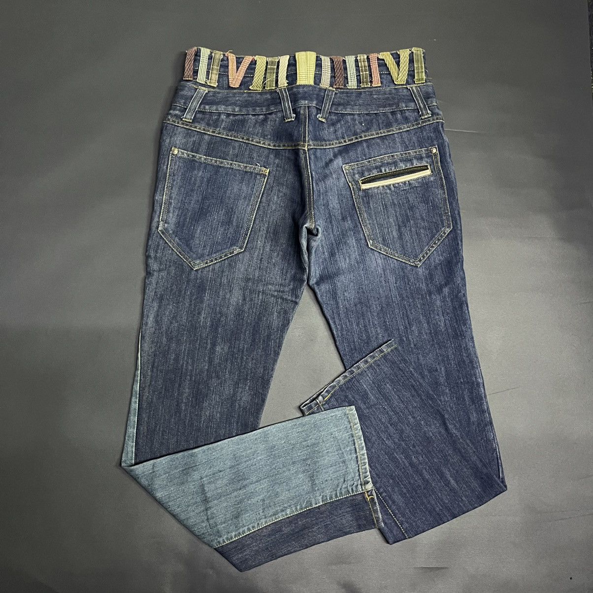 If Six Was Nine × Japanese Brand × Le Grande Bleu (L.G.B.) MANYDOPE IN HEAVEN BLINDEGE DESIGNER JEANS Size US 32 / EU 48 - 3 Thumbnail
