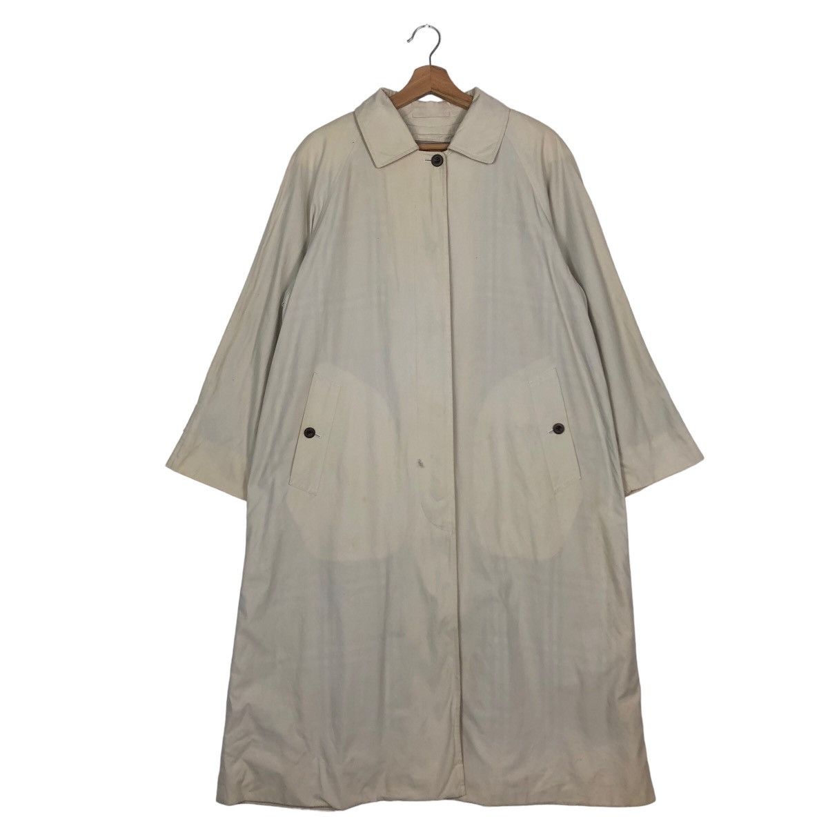 Burberry 🔥Rich Brown - Nova Check Tartan Design Lining Long Coats Size US M / EU 48-50 / 2 - 1 Thumbnail