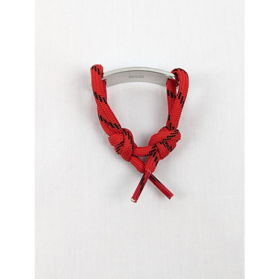 Balenciaga o1rshd1 Q:3 / Size: OS / Plaque Bracelet in Red Size ONE SIZE - 5 Thumbnail