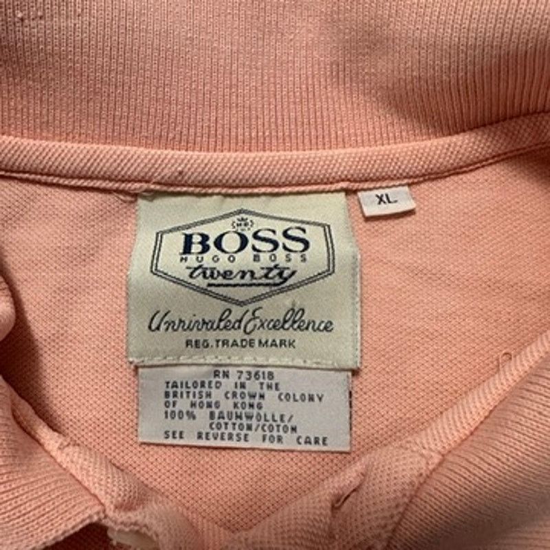 Hugo Boss Hugo Boss peach polo size XL Size US XL / EU 56 / 4 - 4 Thumbnail