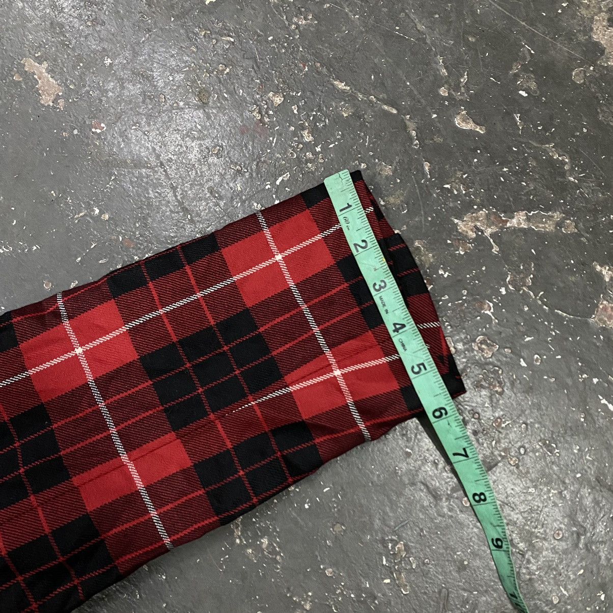 Jean Paul Gaultier Vintage Jean Paul Gaultier Red Tartan Hourglass Jacket Size 40S - 12 Thumbnail