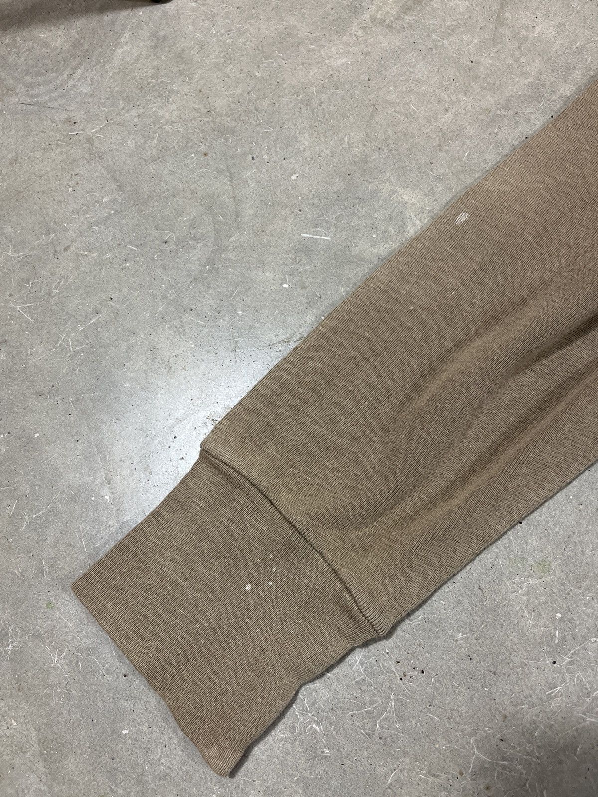 Vintage Vintage 70s Faded Brown Turtle Neck Shirt Size US S / EU 44-46 / 1 - 7 Thumbnail