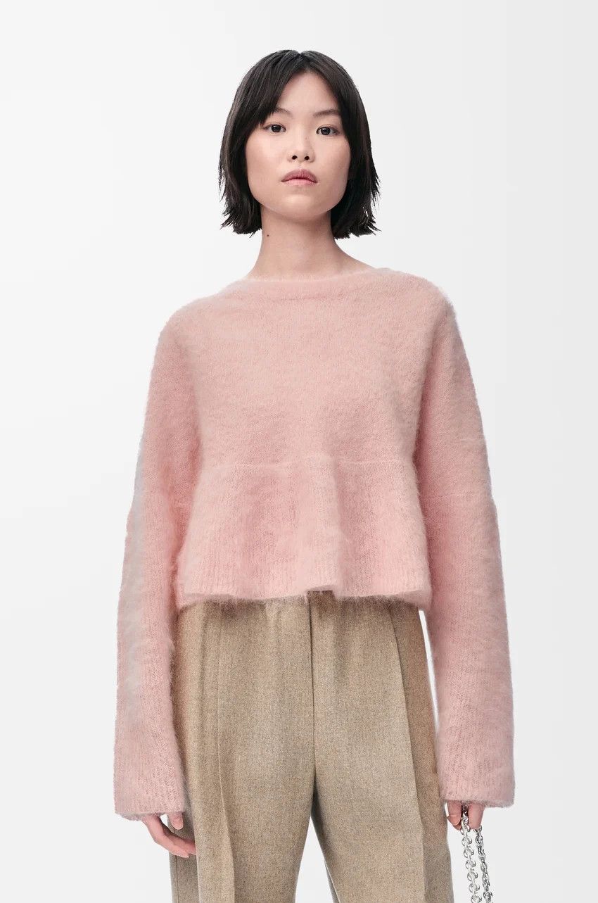 o1loc1c0525 Sweaters in Light Pink