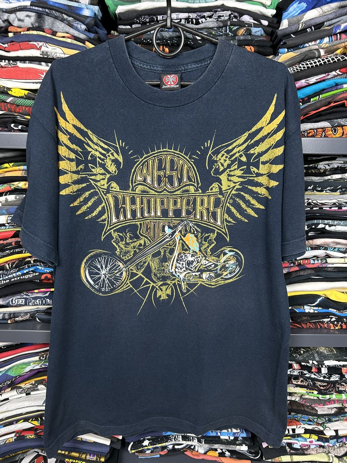 Band Tees Vintage West Coast Choppers Bike T shirt Size US XL / EU 56 / 4 - 1 Thumbnail