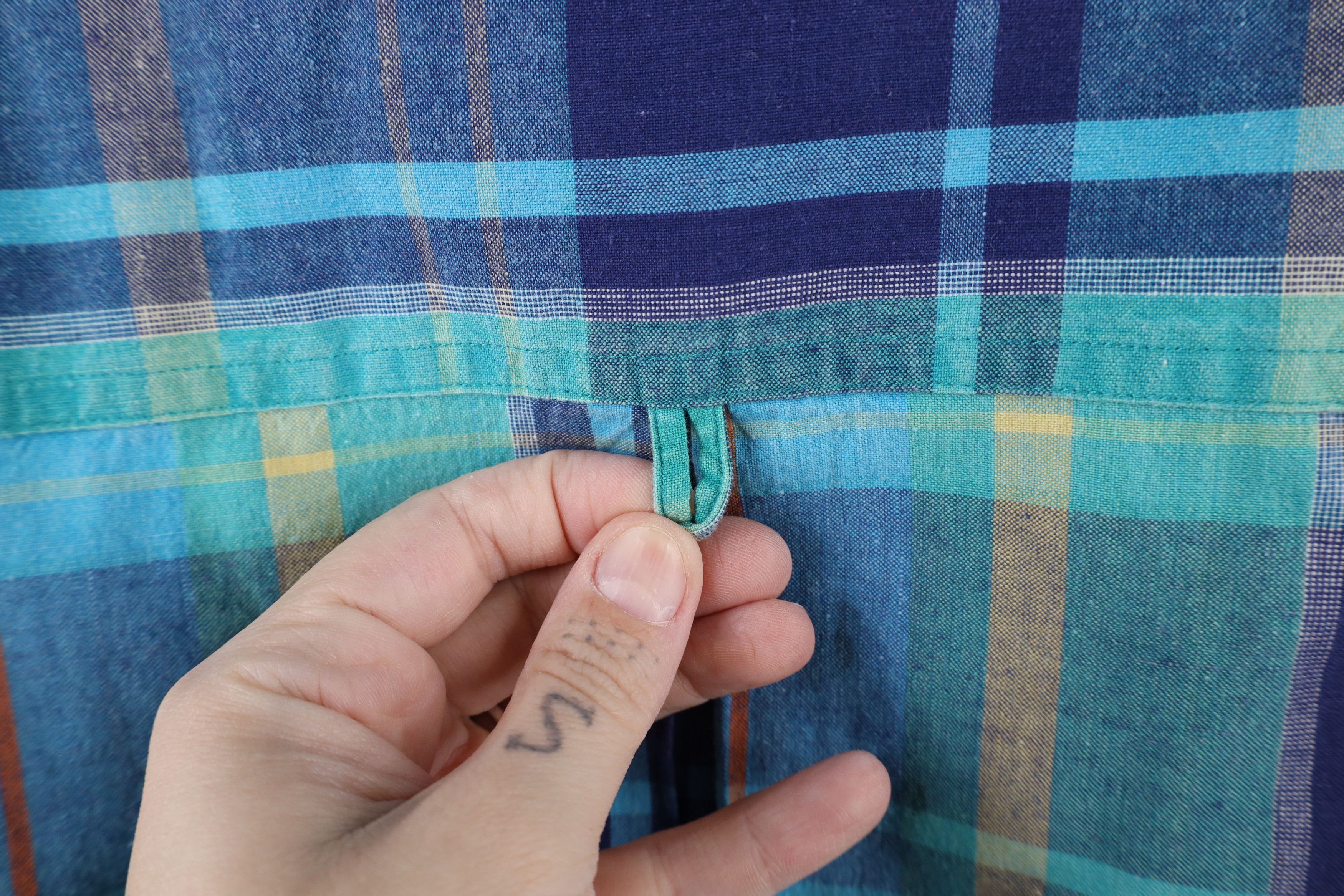 Eddie Bauer × Vintage Vintage 90s Eddie Bauer Madras Plaid Button Down Shirt Size US M / EU 48-50 / 2 - 6 Thumbnail