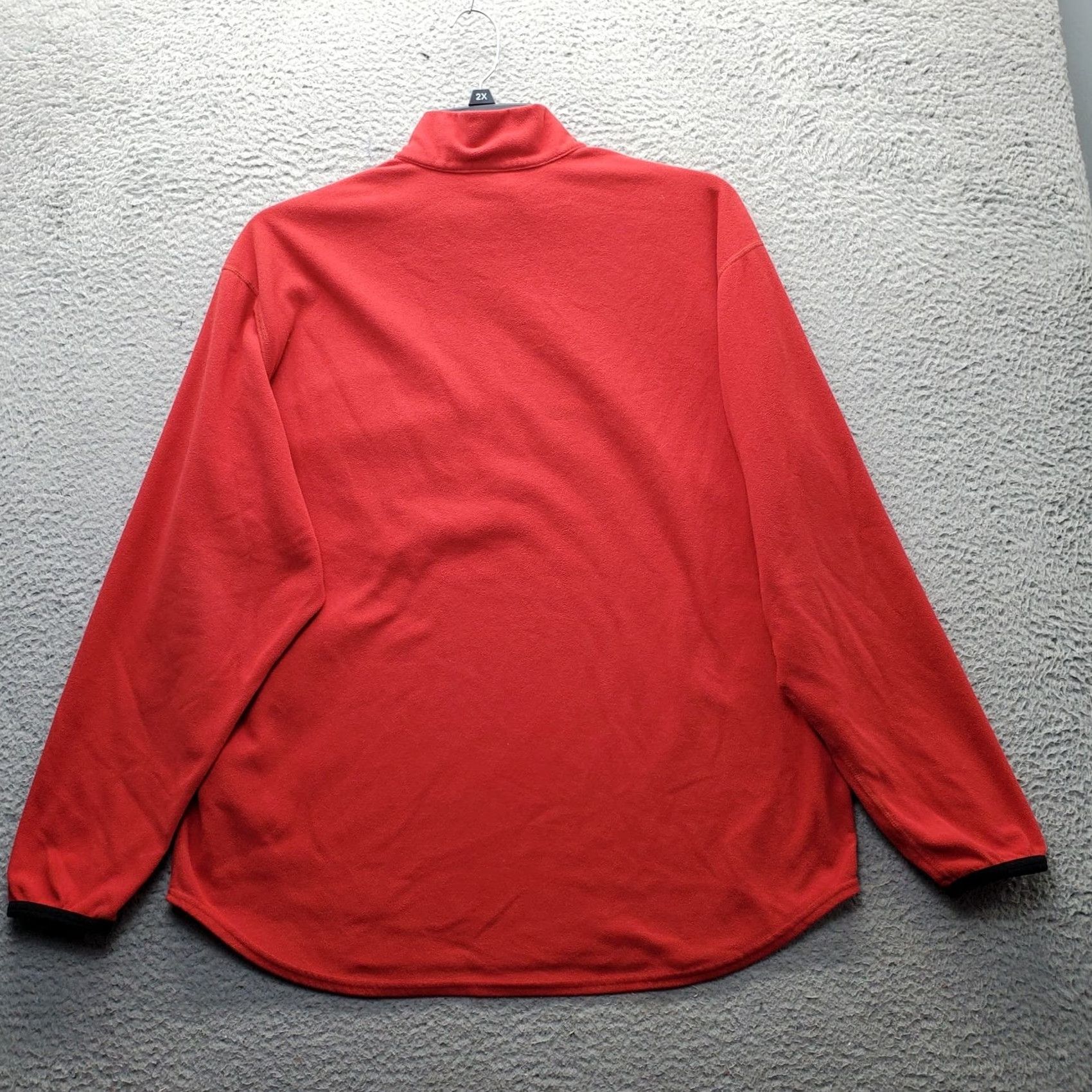 Nike Nike Sweatshirt Mens L Red Long Sleeve Therma Fit Mock Neck Quarter Zip Logo Size US L / EU 52-54 / 3 - 2 Thumbnail