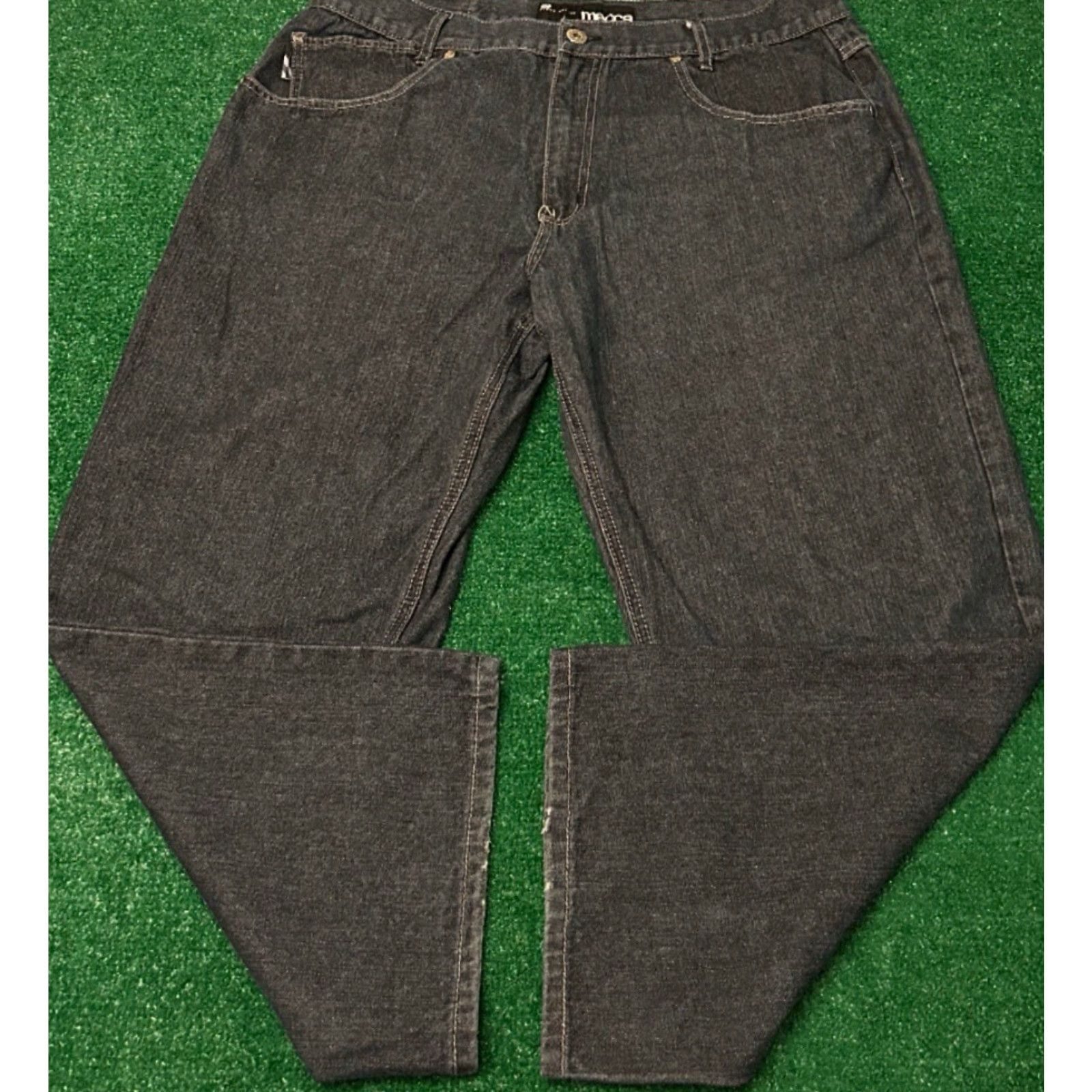 Vintage VINTAGE Mecca Jeans Baggy Hip Hop Skater Punk Grunge VTG Mens Size 42 X 29 Wide-Leg Size US 42 / EU 58 - 3 Thumbnail