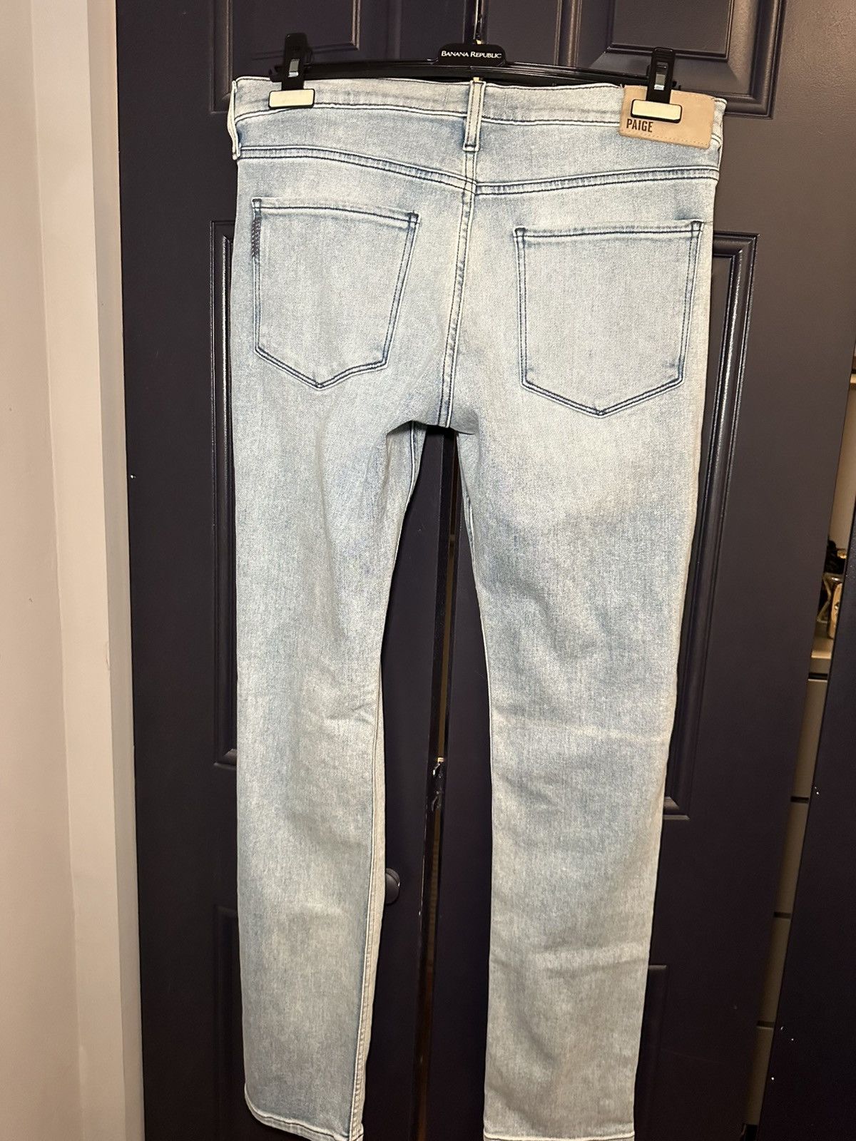 Paige Men’s Paige Light Wash Blue Jeans Size US 31 - 2 Thumbnail