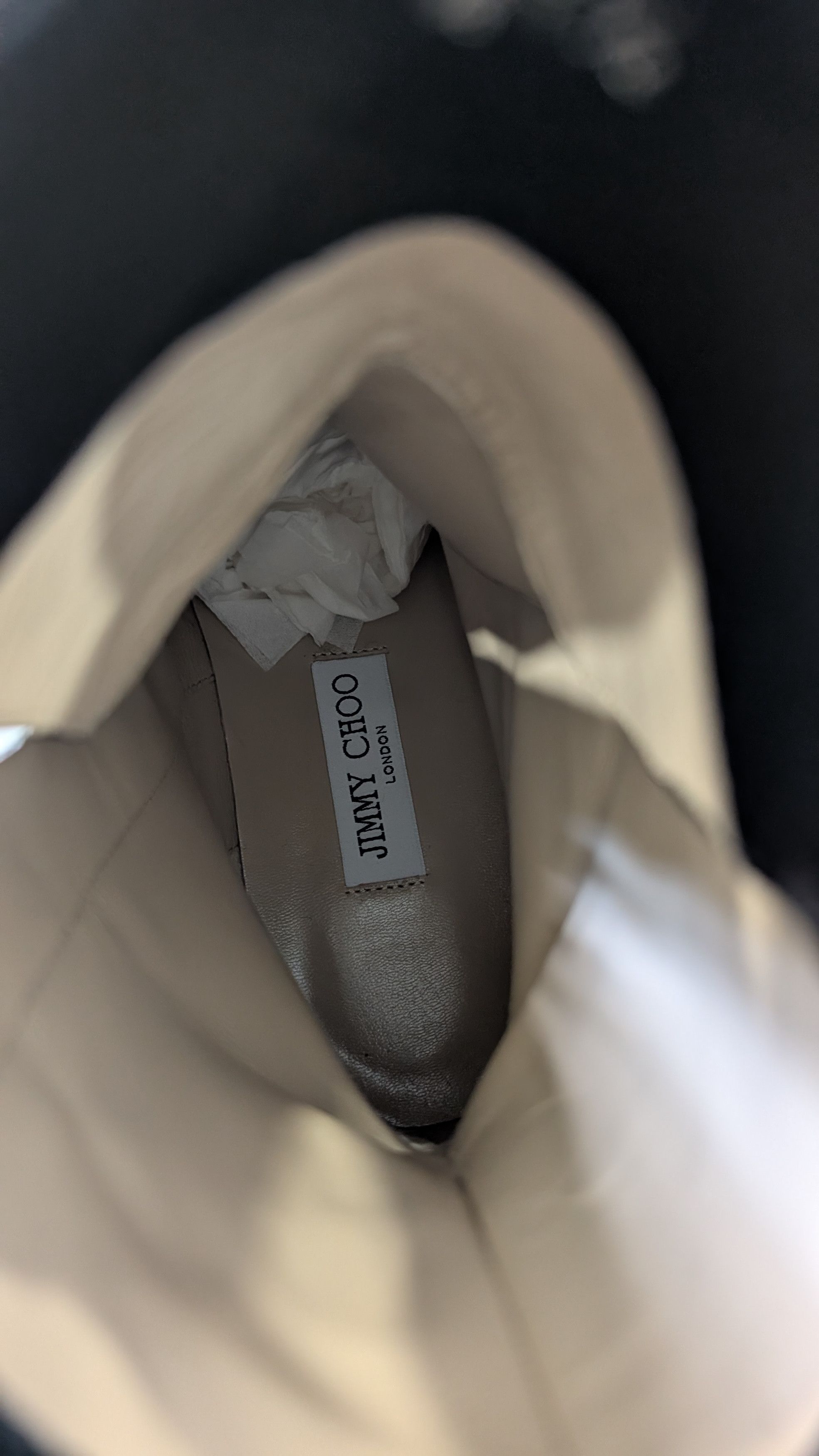 Jimmy Choo Jimmy Choo Noemi 45 Leather Pearl Combat Size 41.5 Boots Size US 11 / IT 41 - 19 Thumbnail