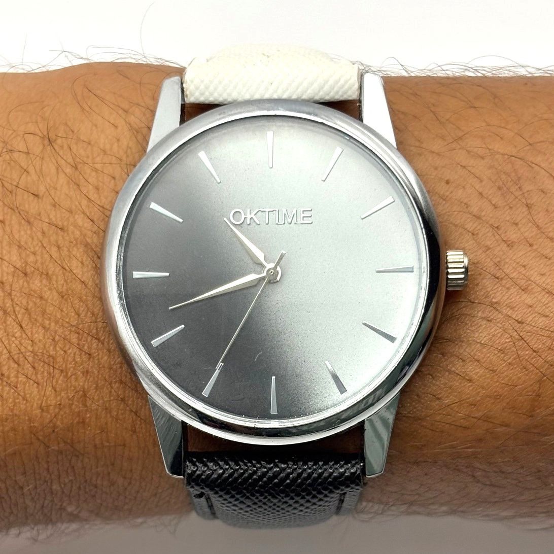 Other Black & White Dual Tone Men's Watch Size ONE SIZE - 1 Thumbnail