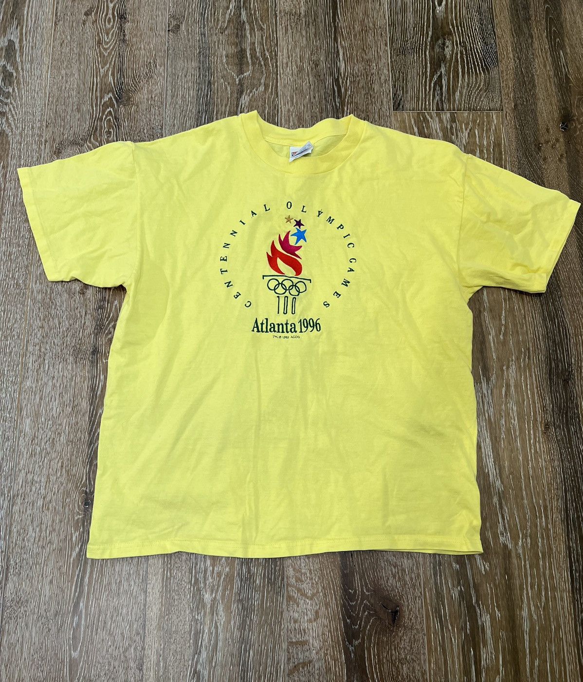 USA Olympics Vintage 1996 Atlanta Olympic Games Tee Size US XL / EU 56 / 4 - 1 Thumbnail