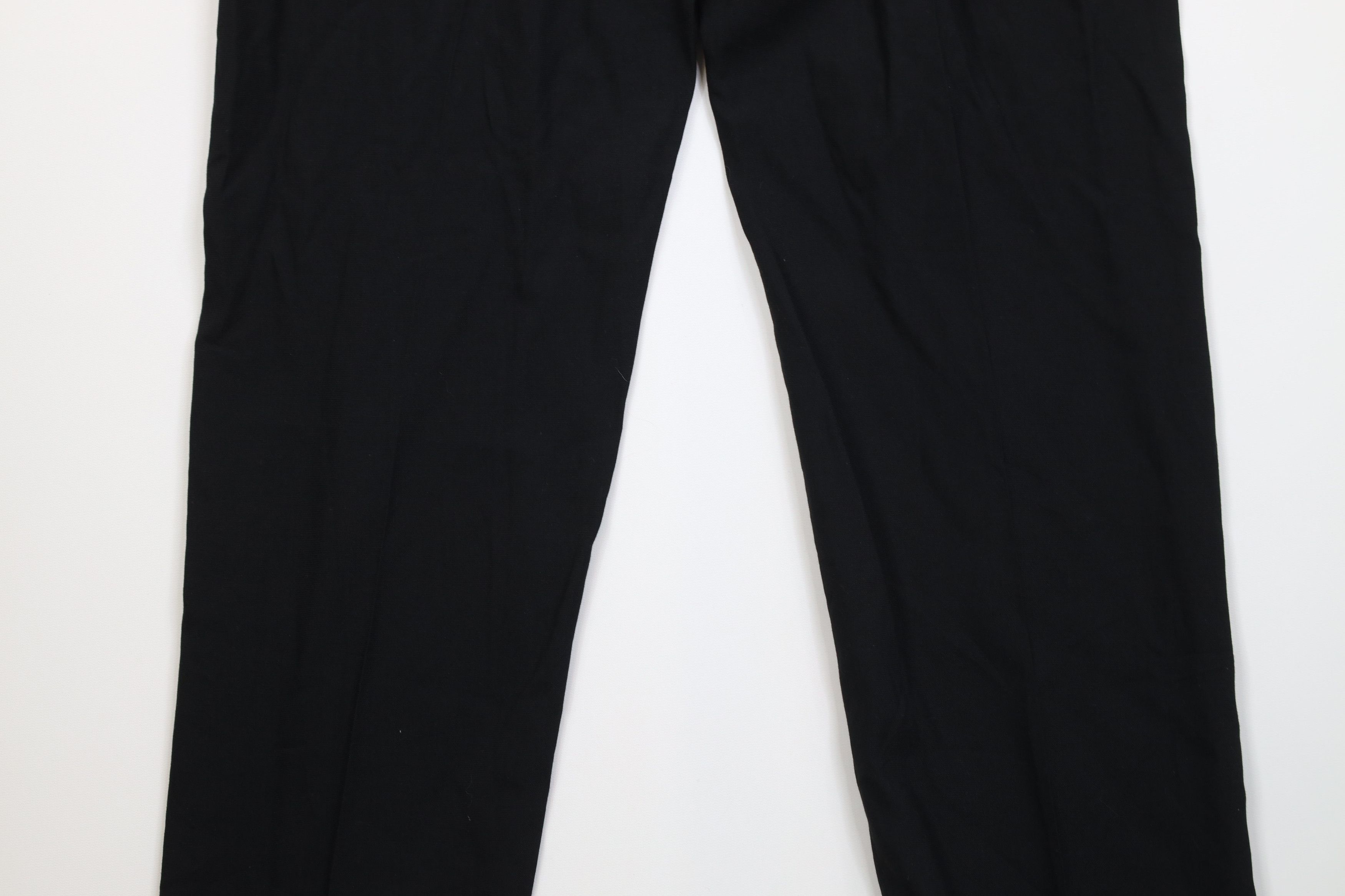 Vintage Vintage 50s Rockabilly Wool Gabardine Chino Pants Black USA Size US 32 / EU 48 - 9 Thumbnail