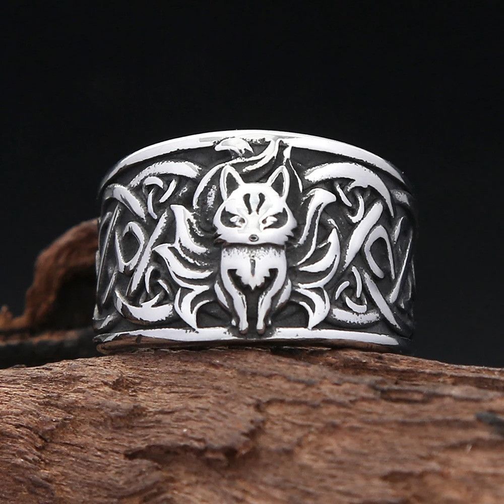 Other Hip Hop Nine Tailed Fox Ring Size ONE SIZE - 5 Thumbnail