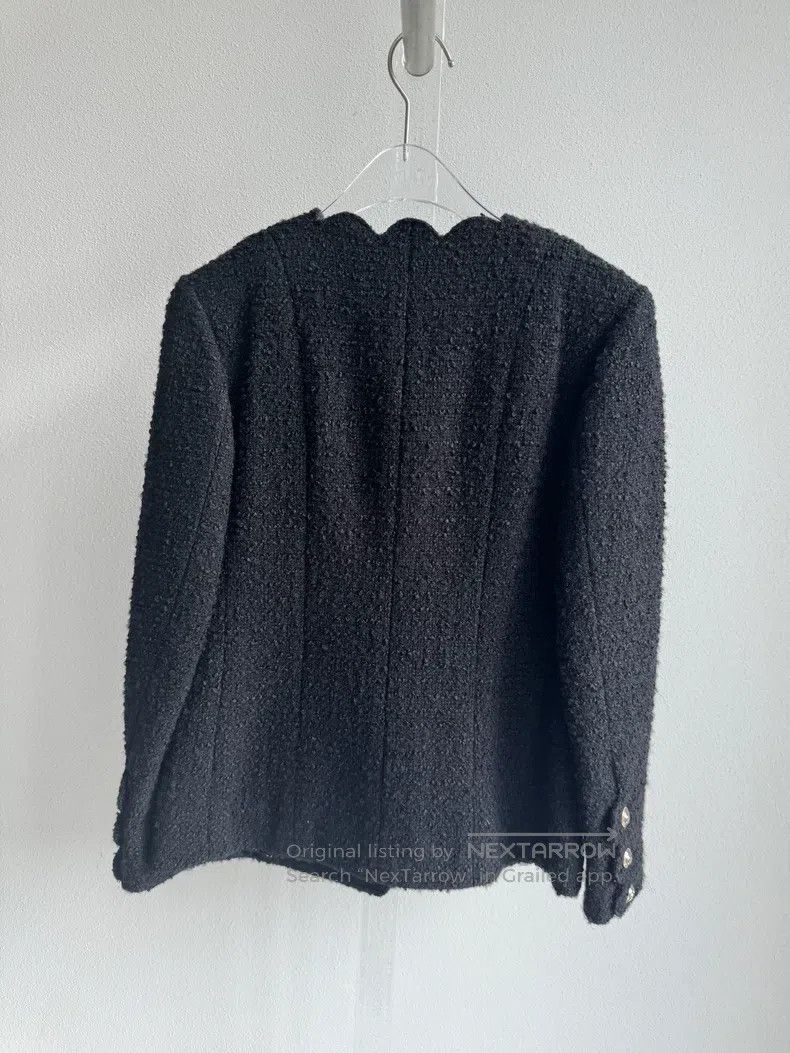Chanel Chanel 20 black and gold wavy jackets Size XXS / US 00 / IT 34 - 5 Thumbnail