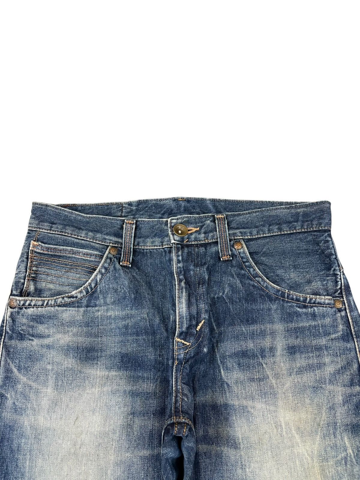 Edwin Exclusive Vintage Edwin Faded Wash Distress Loose Jeans Size US 34 / EU 50 - 4 Thumbnail