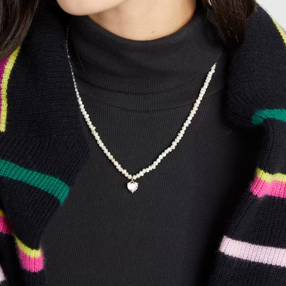 Kate Spade Kate Spade My Love Pearl Heart Pendant women necklace Size ONE SIZE - 2 Thumbnail