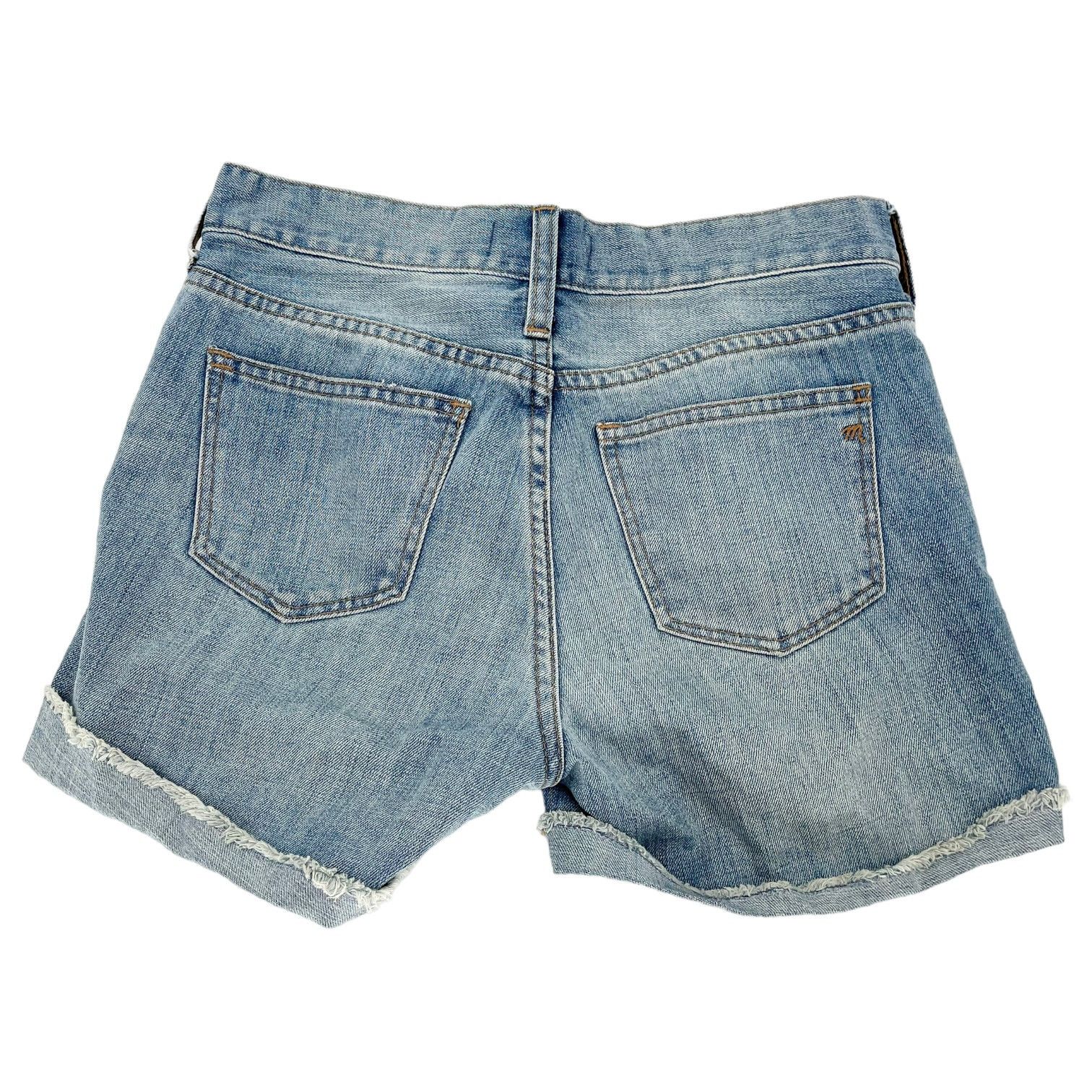 Madewell Madewell Distressed Cut Off Denim Shorts Light Wash Size 24 Size 24" / US 00 / IT 34 - 2 Thumbnail