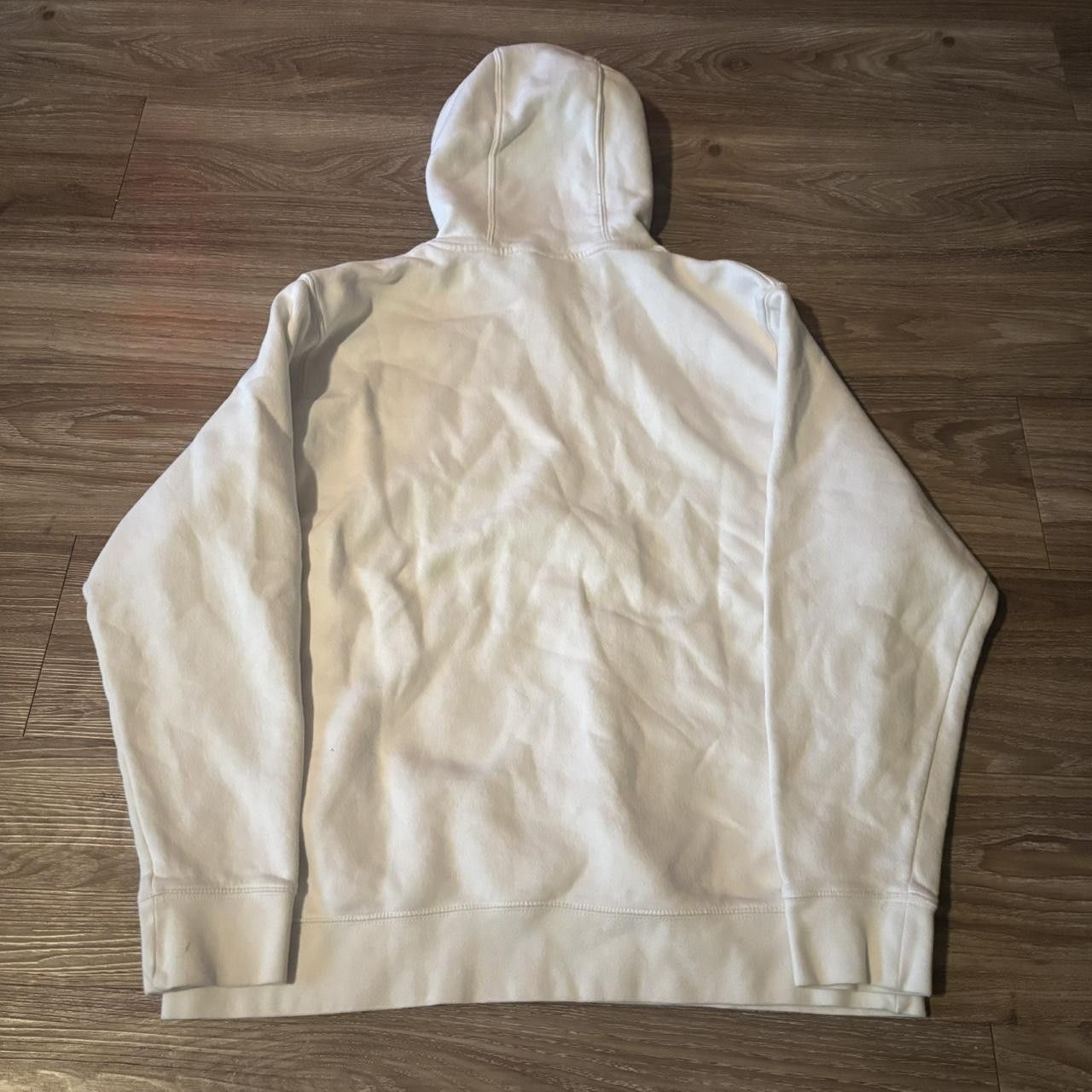 Nike Crazy Vintage Y2K/2000s White Nike Streetwear Essential Pullover Hoodie! Size XL Size US XL / EU 56 / 4 - 7 Thumbnail