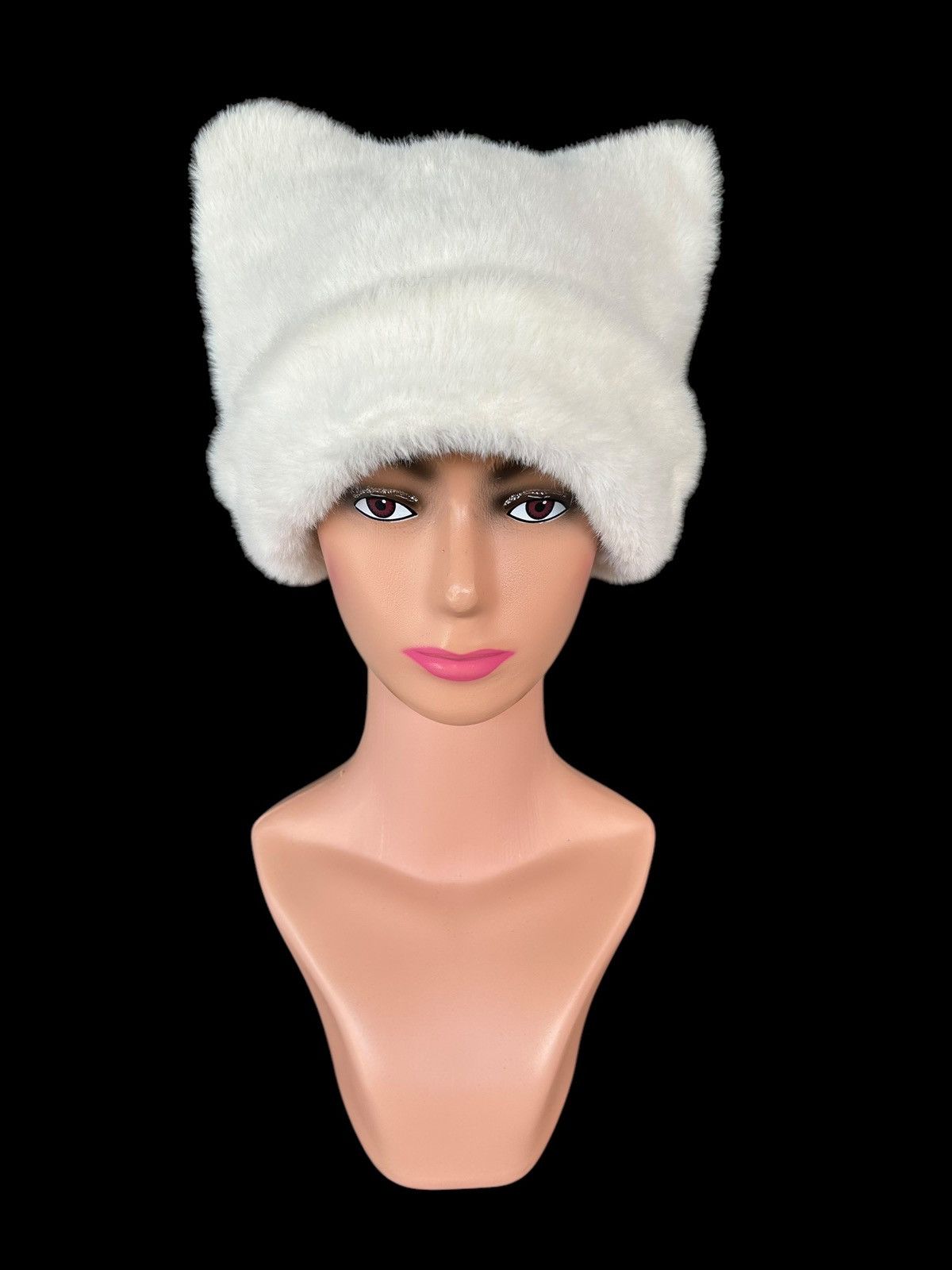 Japanese Brand × Kapital × Vintage Japanese Punk Bondage Style Fur Horn Beanie Hats Size ONE SIZE - 3 Thumbnail