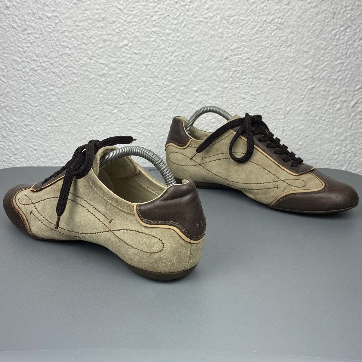Louis Vuitton Leather Low Trainer Sneakers Size US 7.5 / EU 40-41 - 4 Thumbnail