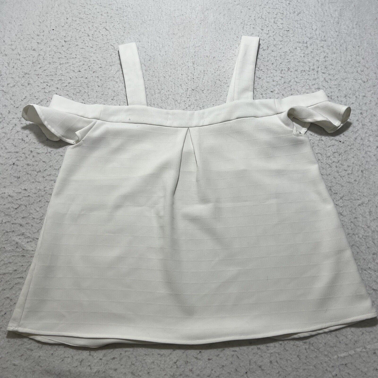 Other Impeccable Pig Small Off The Shoulder Lightweight White Top Size S / US 4 / IT 40 - 10 Thumbnail