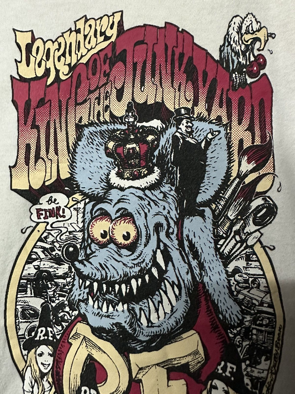 Girl Skateboards Vintage Rat Fink X Rockin Jelly Bean Nekad Girl Tee Size US L / EU 52-54 / 3 - 5 Thumbnail