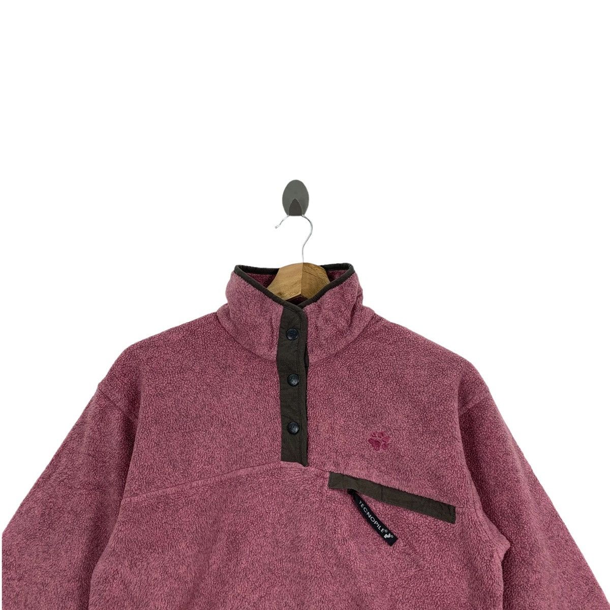 Jack Wolfskin × Vintage Vintage JACK WOLFSKIN Outdoor Fleece Half Button Sweatshirt Size US M / EU 48-50 / 2 - 3 Thumbnail