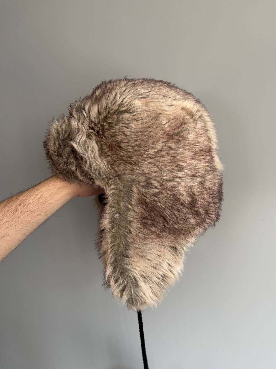Japanese Brand Vintage Fuzzy Ushanka Beanie Hat Faux Fur Size ONE SIZE - 4 Thumbnail