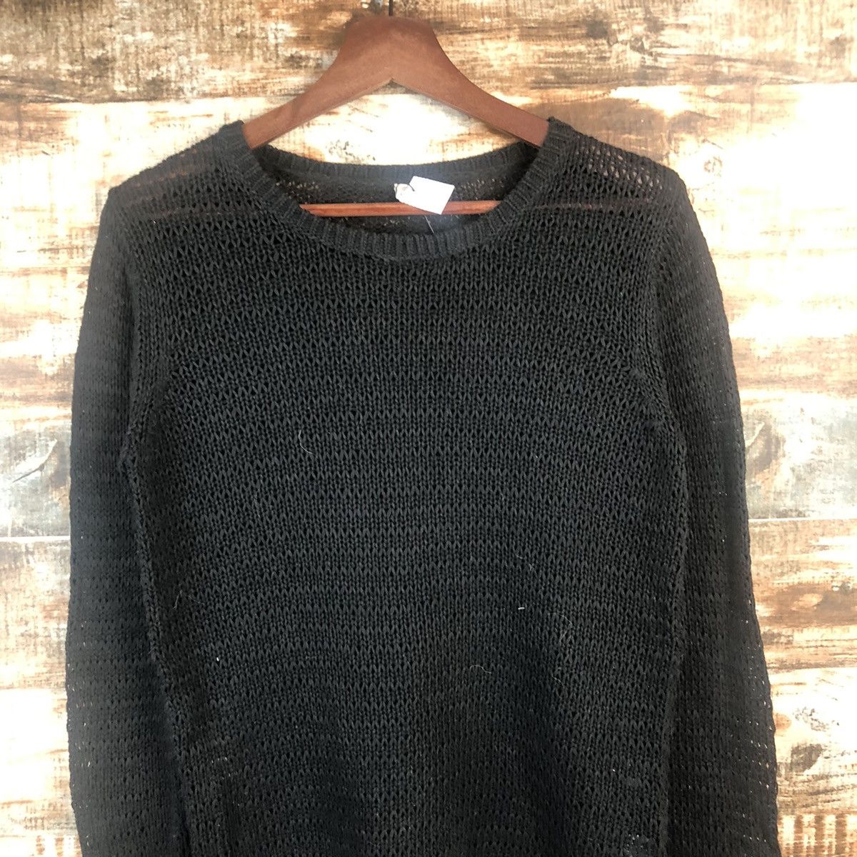 Vintage DL Uniqlo crochet Black Knitwear #C547 Size M / US 6-8 / IT 42-44 - 5 Thumbnail