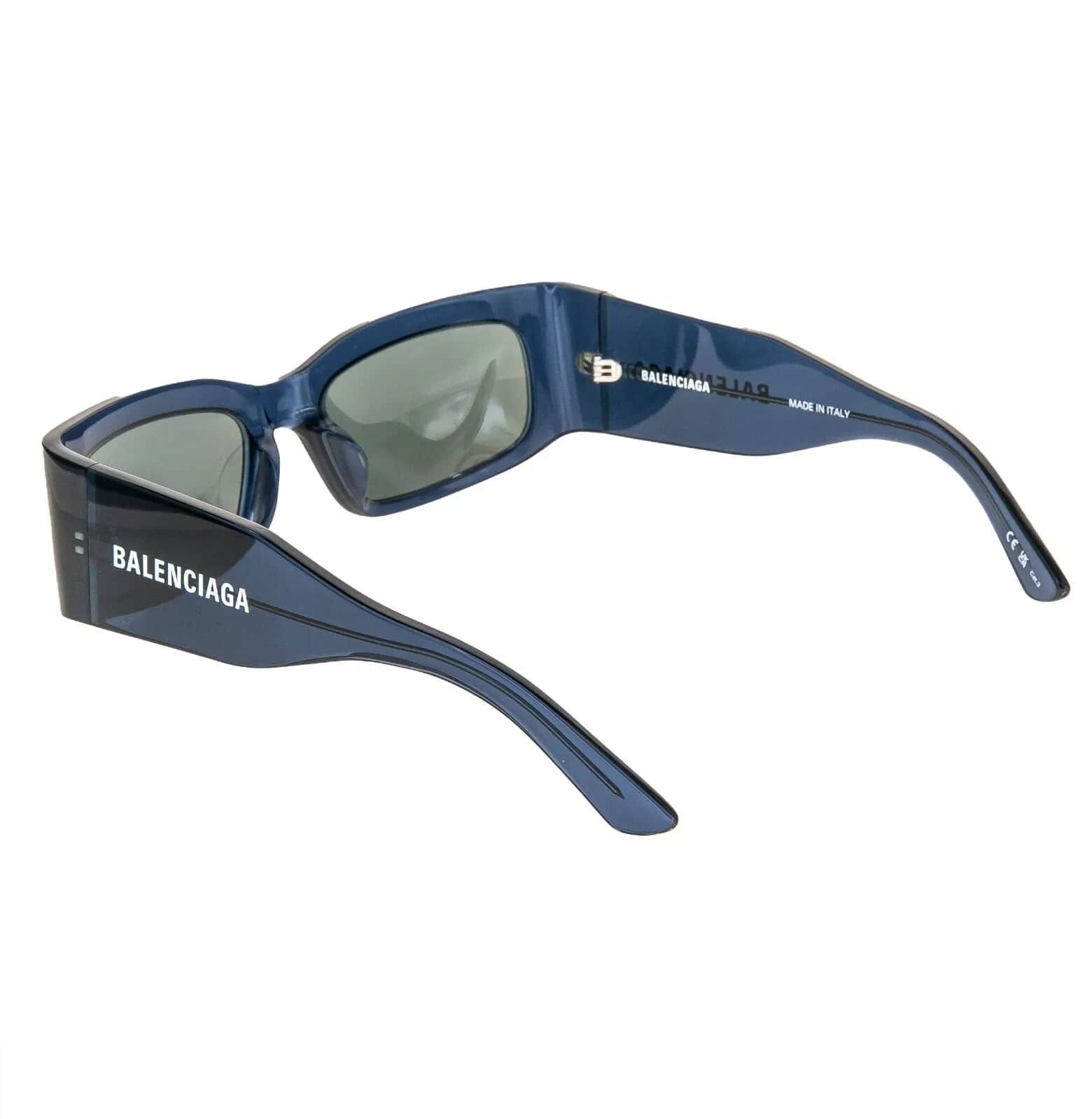 Balenciaga BALENCIAGA PANTHER 0328 Blue Mirrored Sunglass BB0328S 004 Size ONE SIZE - 3 Thumbnail