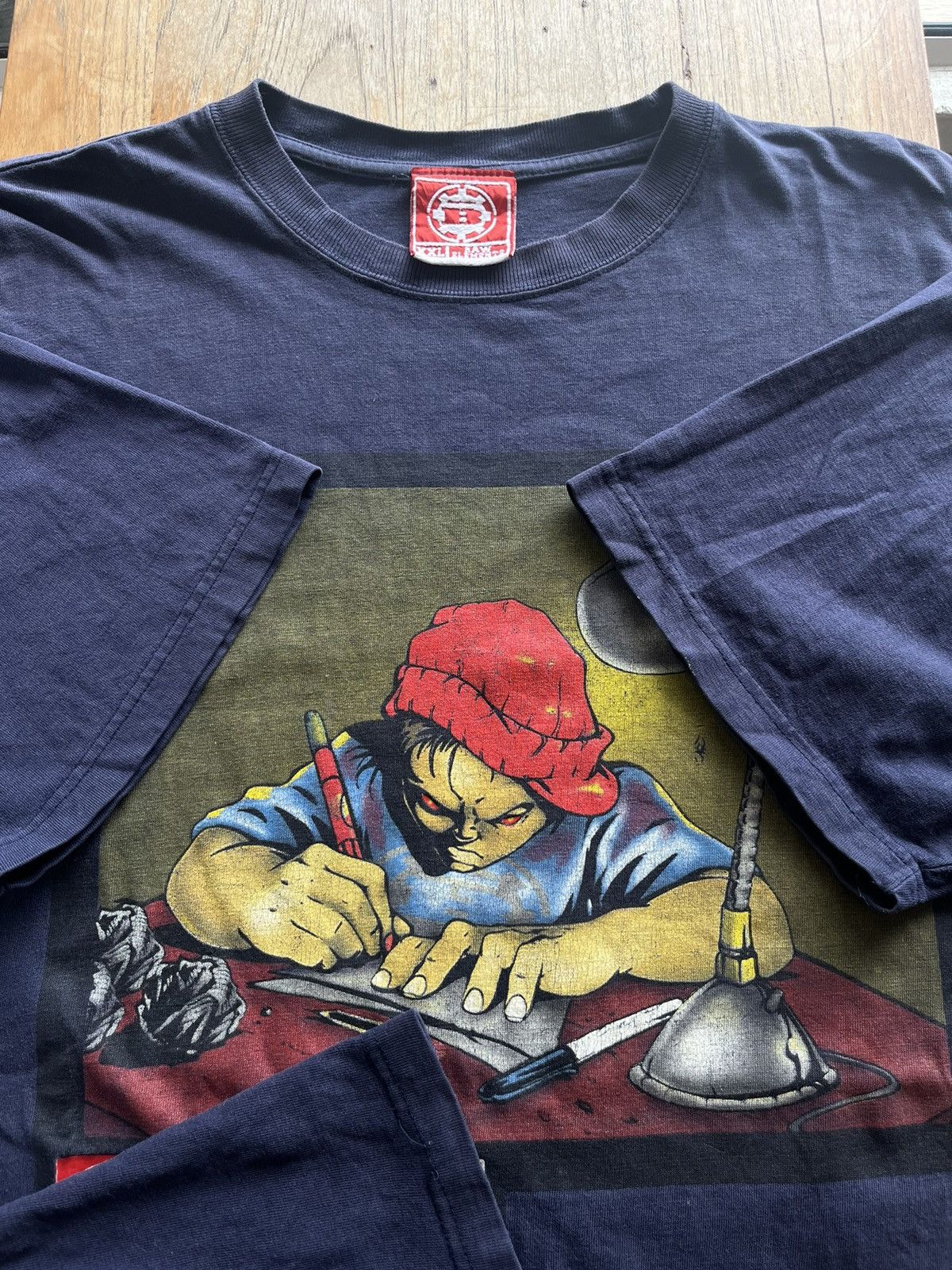 Vintage Vintage BIO MKNX RAW ELEMENTZ Art design Tshirt Size US XXL / EU 58 / 5 - 9 Thumbnail