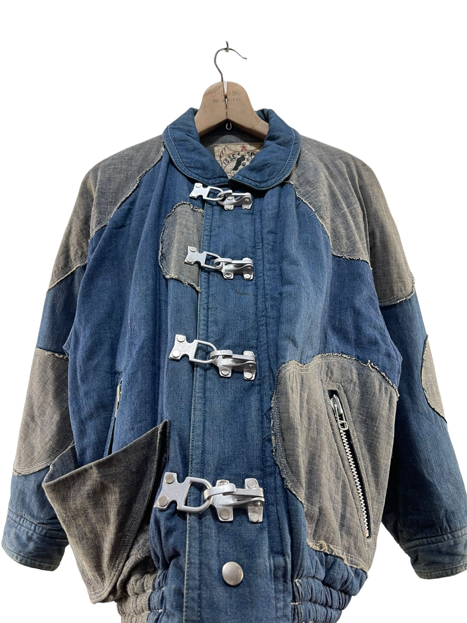Issey Miyake VINTAGE ISSEY SPORT PATCHWORK FIREMAN JACKET Size US M / EU 48-50 / 2 - 8 Thumbnail