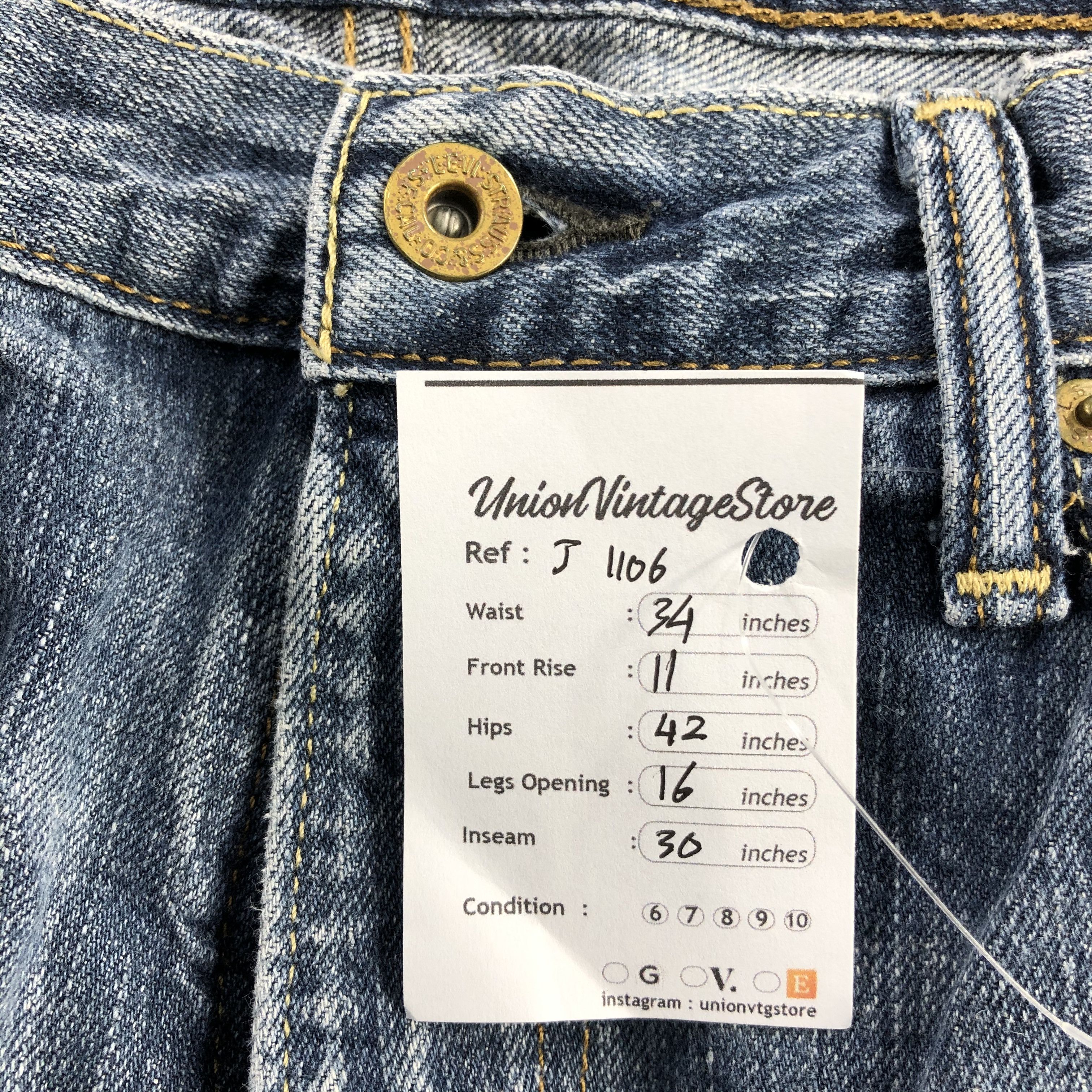 Levi's Vintage Levis Jeans Lot 569 Faded Blue Denim-J1106 Size US 34 / EU 50 - 12 Thumbnail