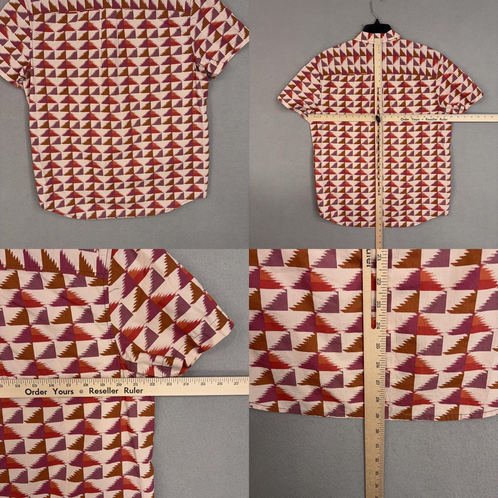 Prana prAna Shirt Men Medium Aztec Geo AOP Southwestern Outdoor Hiking Sustainable Size US M / EU 48-50 / 2 - 8 Thumbnail