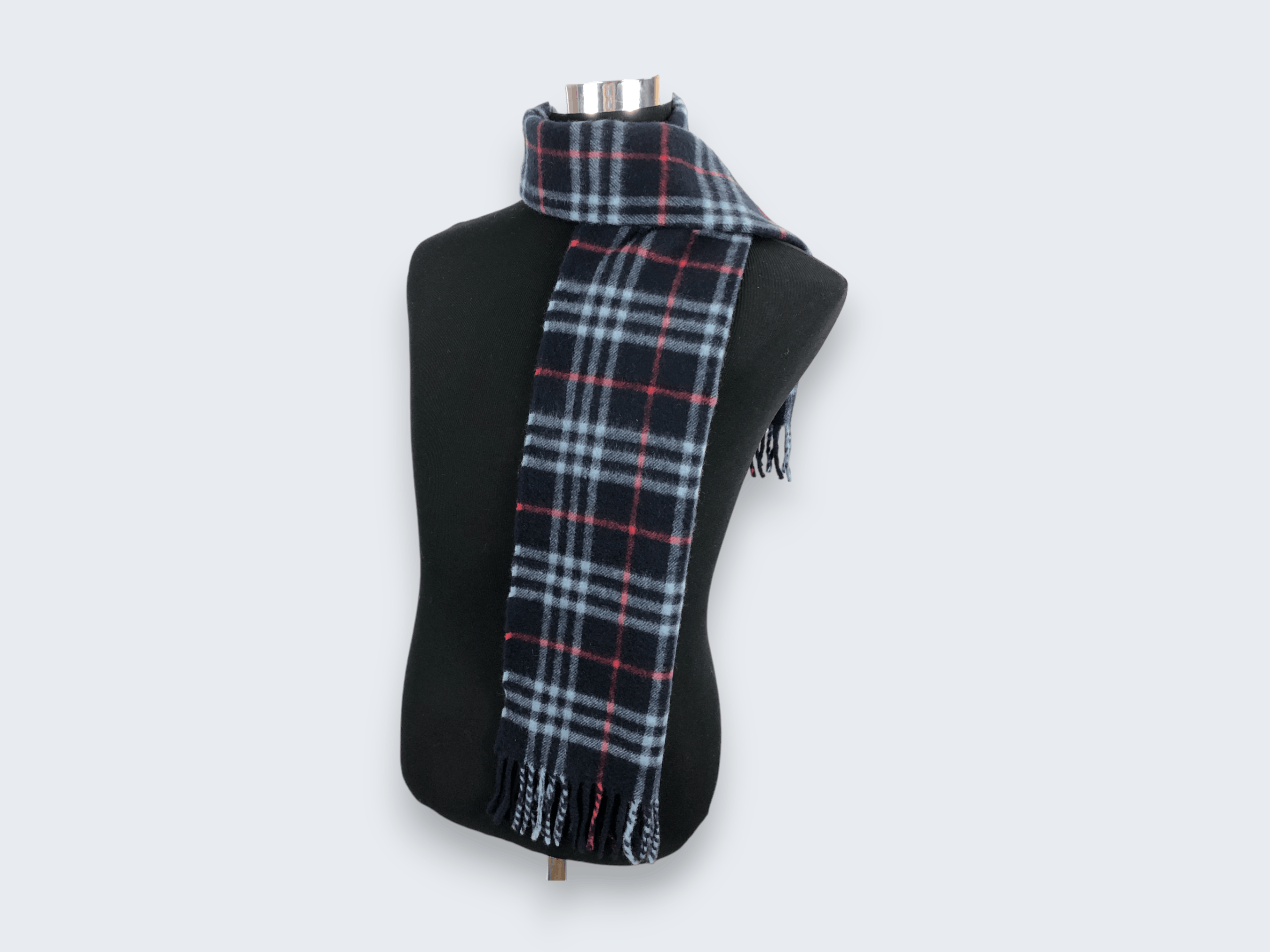 Burberry × Vintage Vintage Burberry Scarf Muffler MF056 Size ONE SIZE - 2 Thumbnail