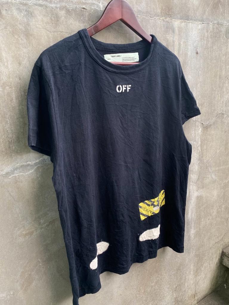 Off-White SS17 Mirrors Spray Paint Tee Size US XS / EU 42 / 0 - 5 Thumbnail