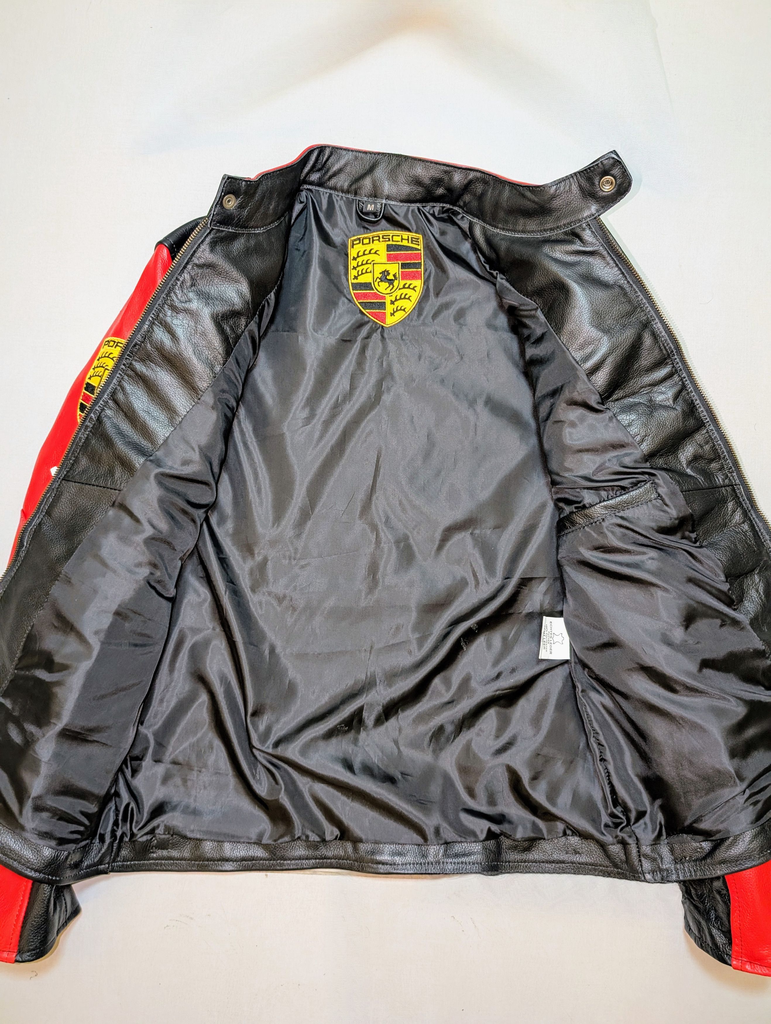 Porsche Design 🔥 PORSCHE 911 Turbo 💥 RARE LEATHER JACKET STREETWEAR Size US S / EU 44-46 / 1 - 5 Thumbnail