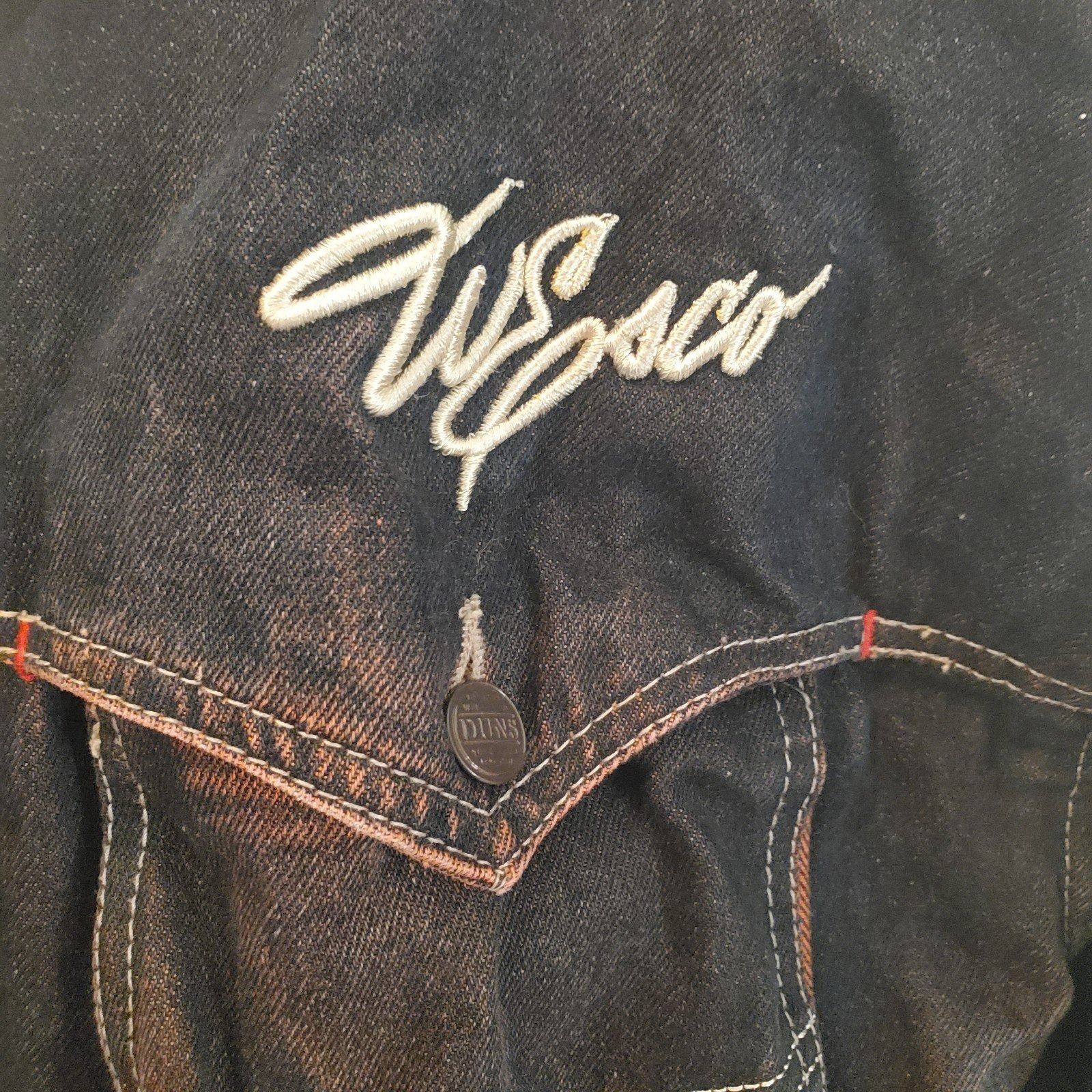 Other Willie+Esco DUNS Mens Vintage Denim Jacket Steetwear Black R Size US XXL / EU 58 / 5 - 2 Thumbnail