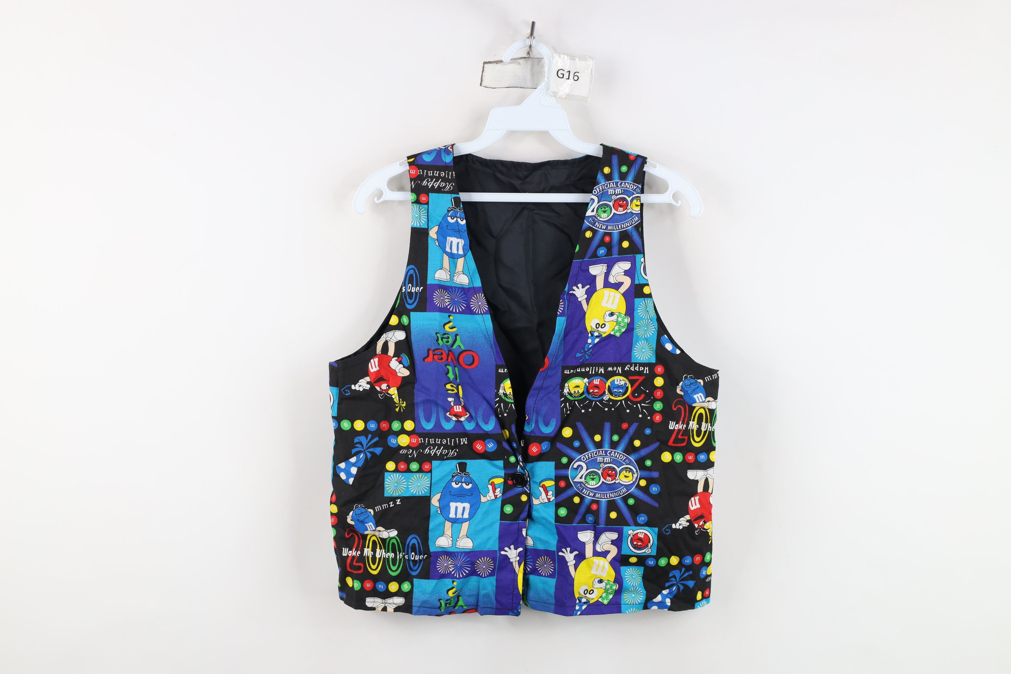 Vintage Vintage Y2K 2000 Millennium Mars Candy M&Ms Vest Jacket USA Size S / US 4 / IT 40 - 1 Thumbnail