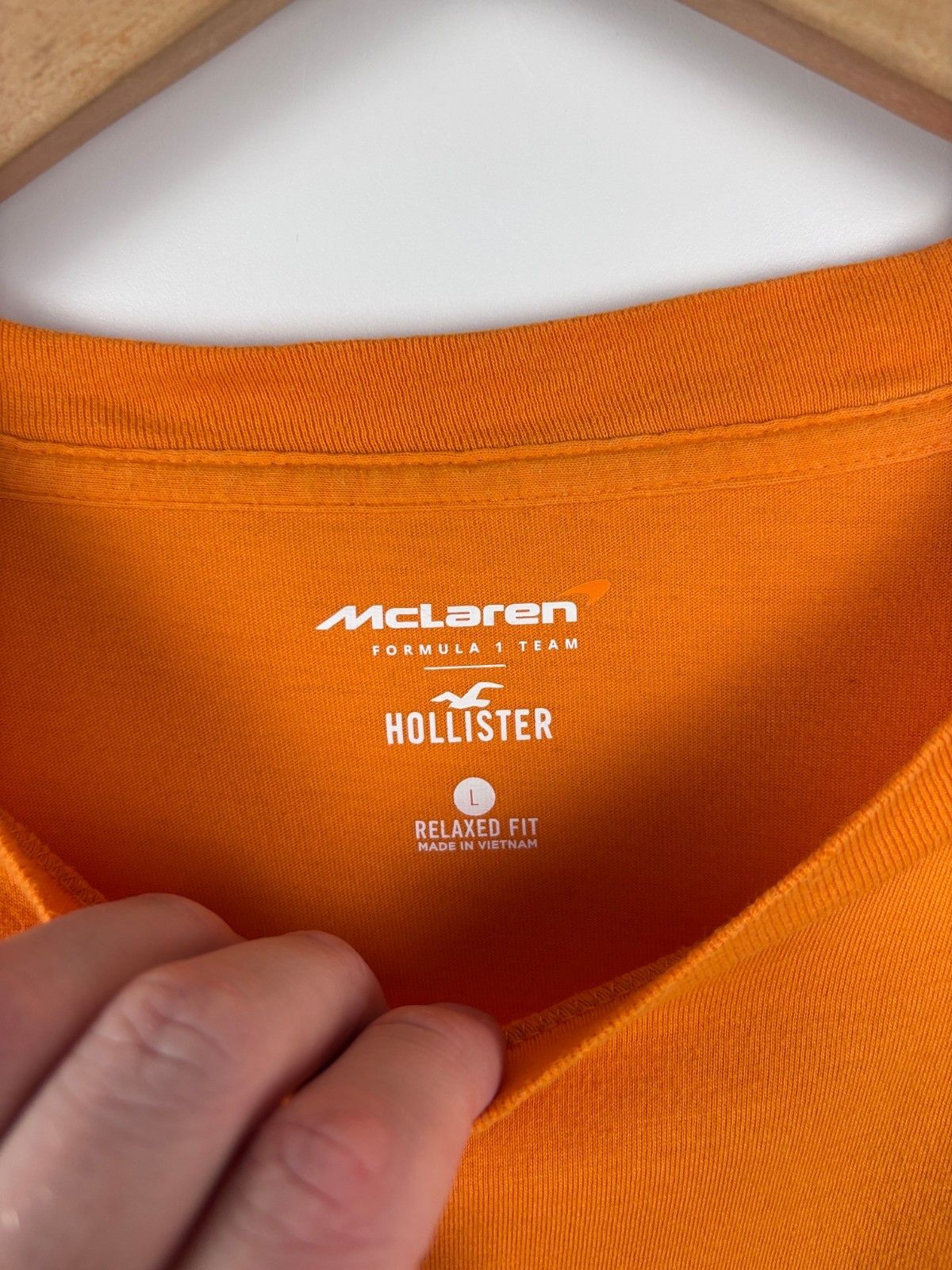 Hollister Hollister McLaren Formula 1 Team T-Shirt Orange MCL60 L Size US L / EU 52-54 / 3 - 5 Thumbnail