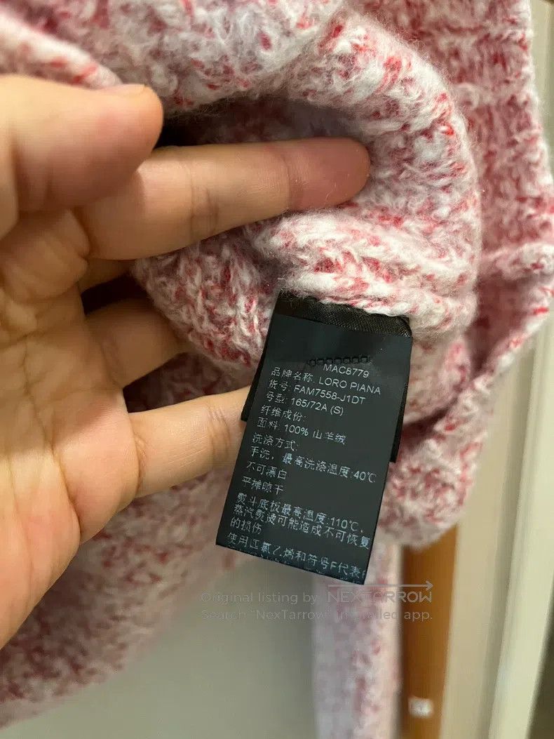 Loro Piana Pink cashmere open cardigan jacket