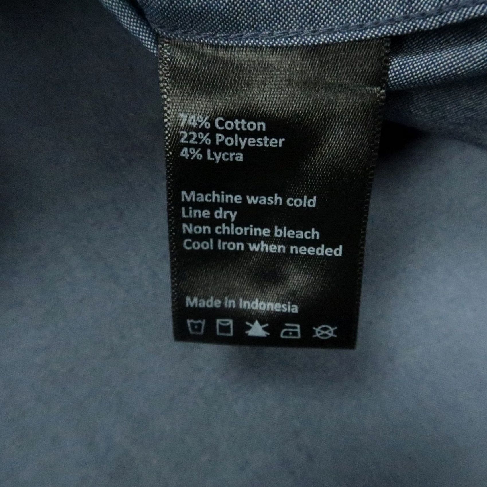 Vintage Proof Shirt Mens Small Blue Long Sleeve Button Down Stretch Huckberry Shirt Size US S / EU 44-46 / 1 - 4 Thumbnail