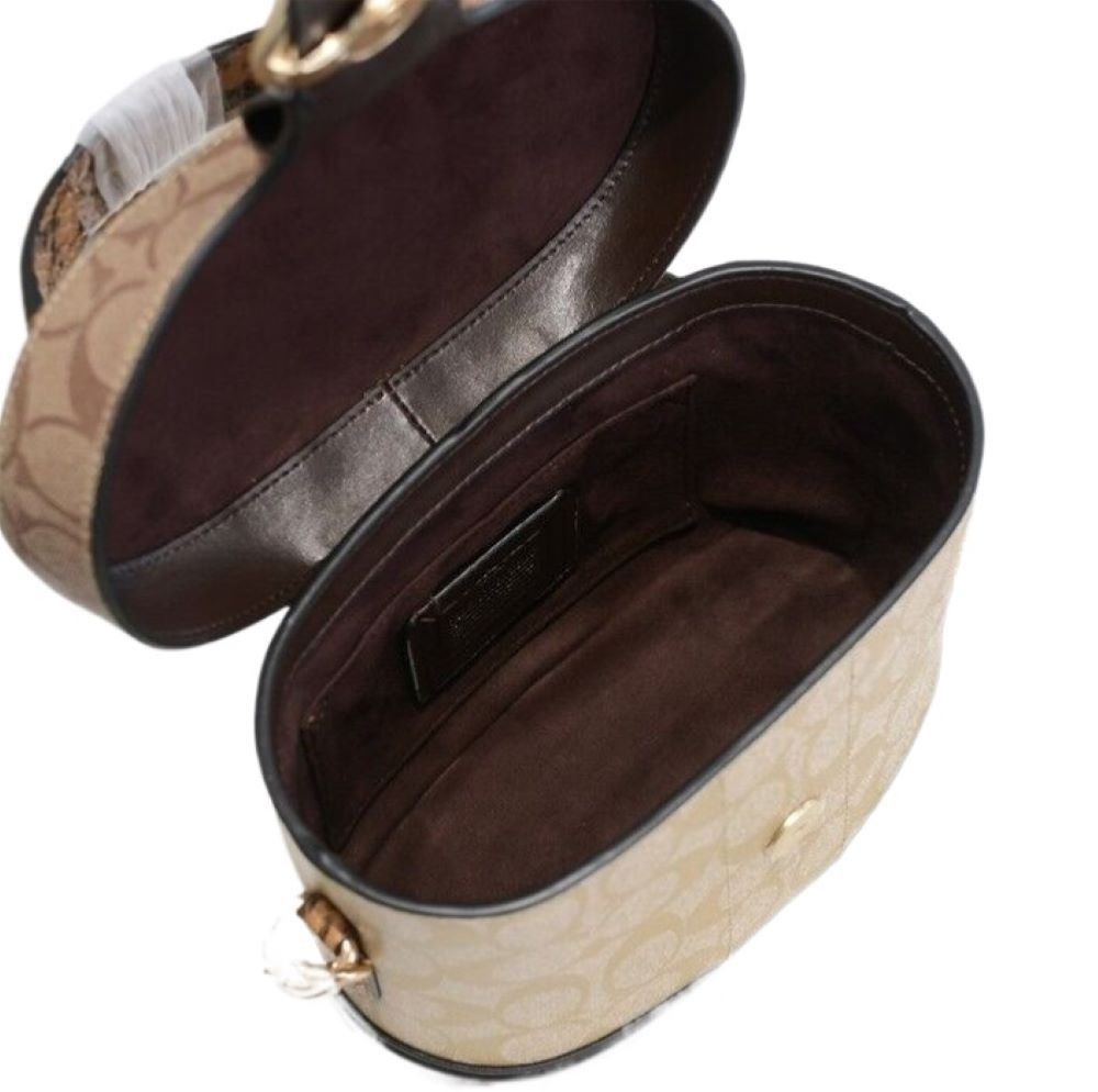 Coach GEORGIE GEM CROSSBODY IN BLOCKED SIGNATURE CANVAS (C5504) Size ONE SIZE - 2 Thumbnail
