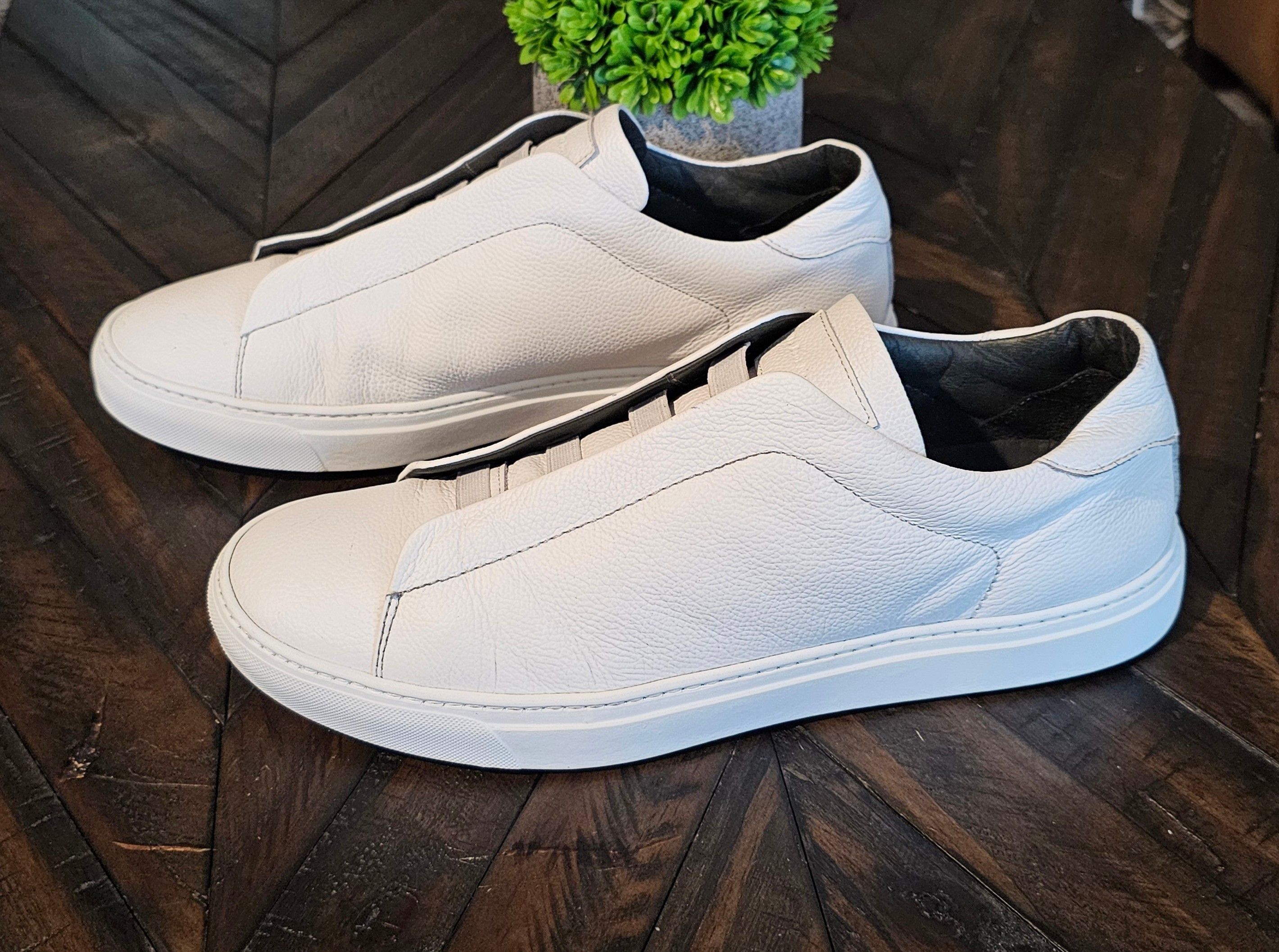 To Boot New York To Boot NY Bolla White Leather Sneakers Men's 11 EUC Size US 11 / EU 44 - 5 Thumbnail