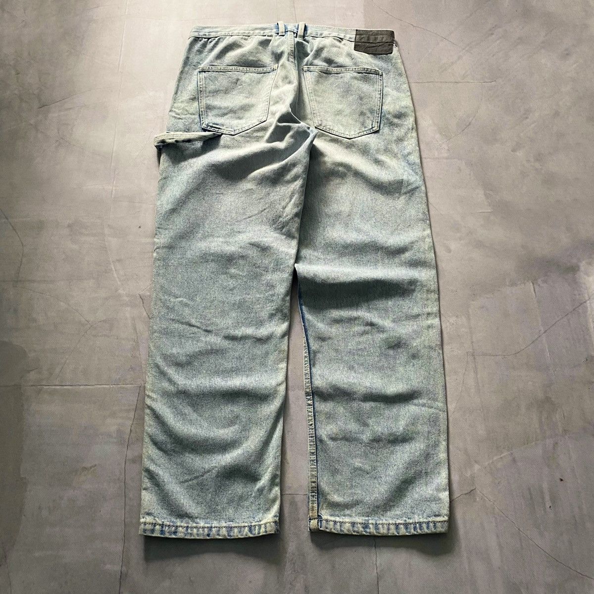Beauty Beast × Japanese Brand × Jean Double Knee Carpenter Vintage Wash Jeans Pants Y2K Size US 33 - 2 Thumbnail